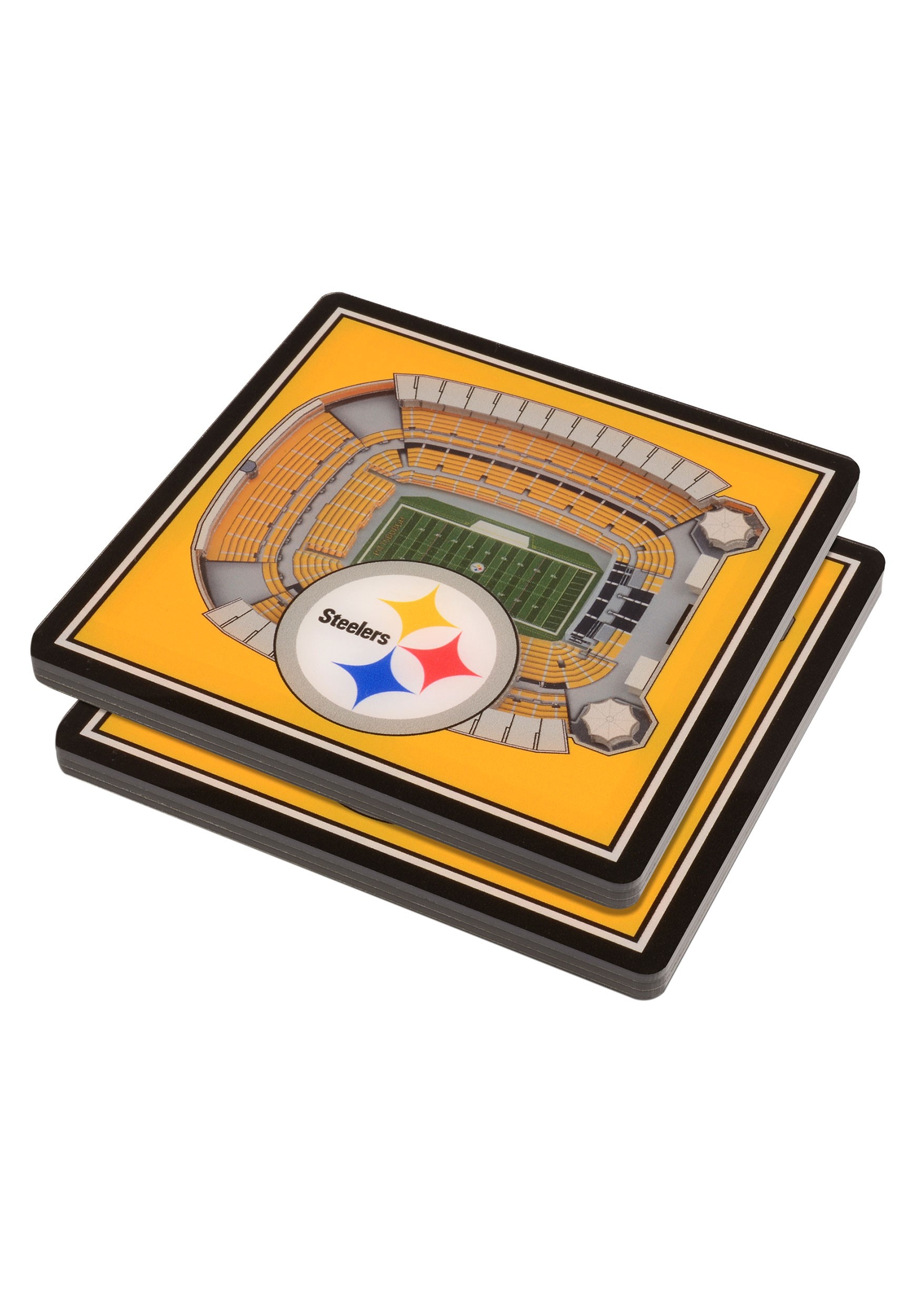 3D Pittsburgh Steelers Stadium Coasters