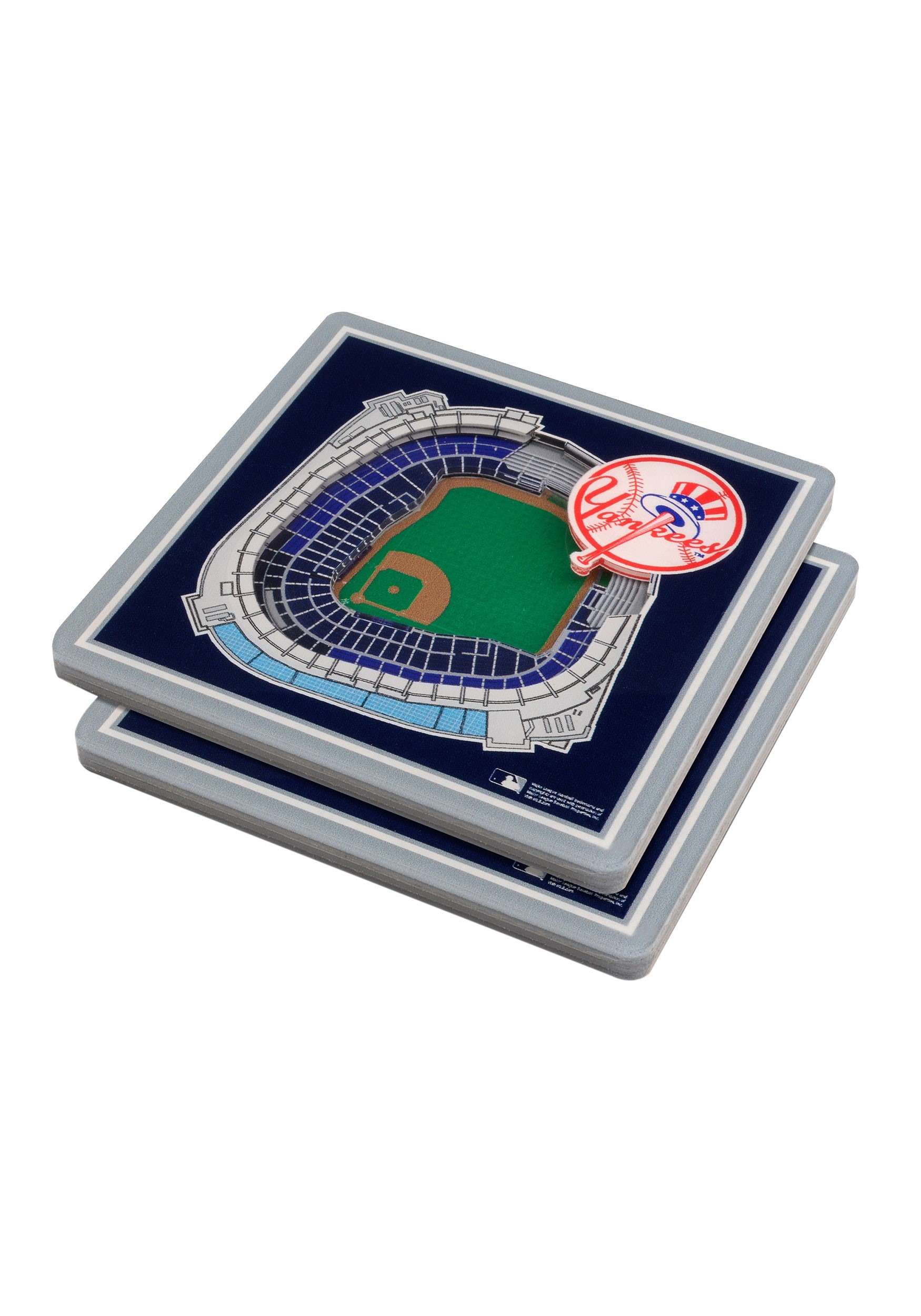 MLB New York Yankees 3D Stadium Coasters