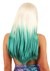 Women's Blonde and Green Ombre Wig Alt 1
