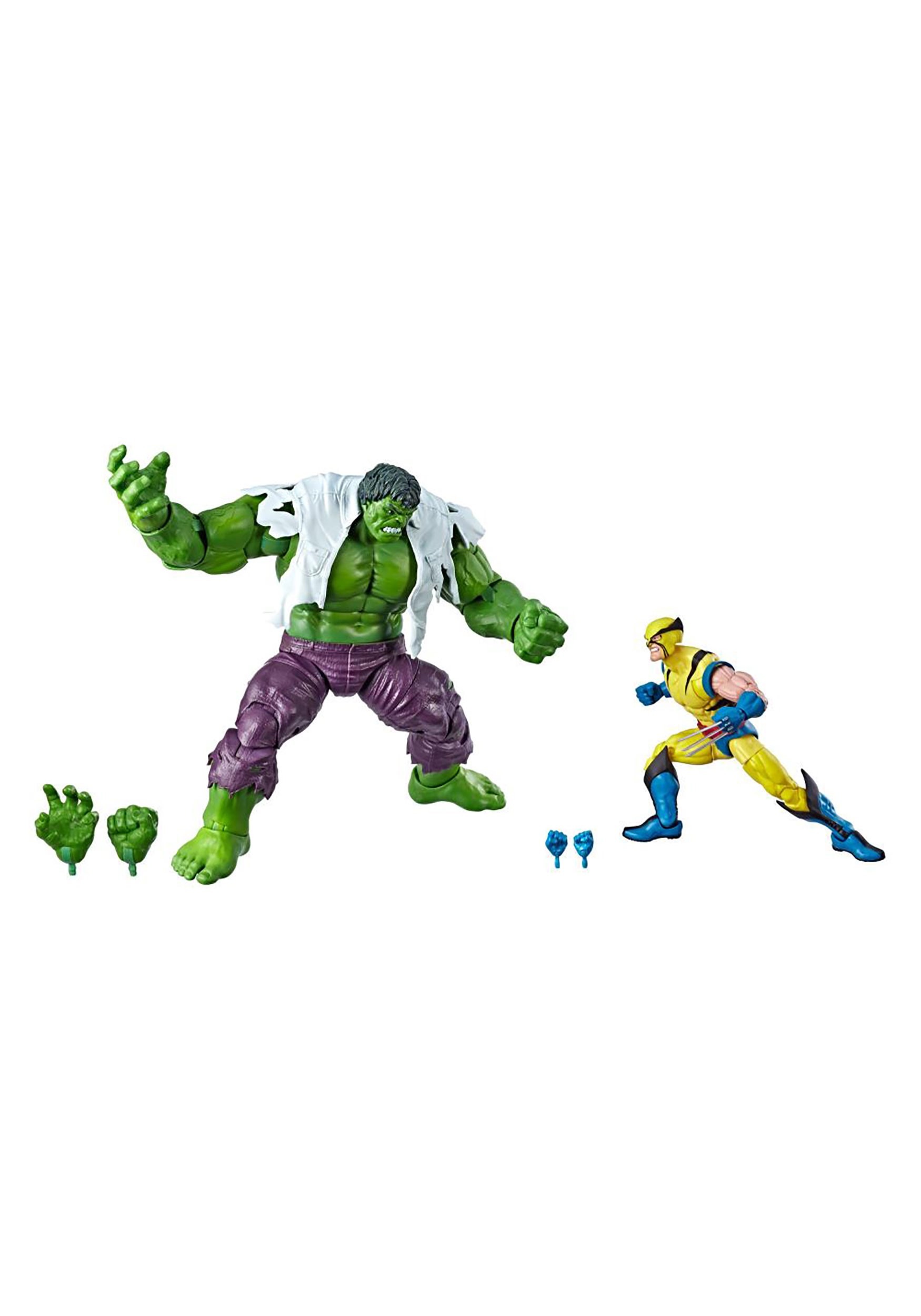 2-Pack Wolverine and Hulk Marvel Legends 6-Inch Action Figures