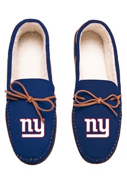 NEW YORK GIANTS TEAM COLOR BIG LOGO MOCCASIN