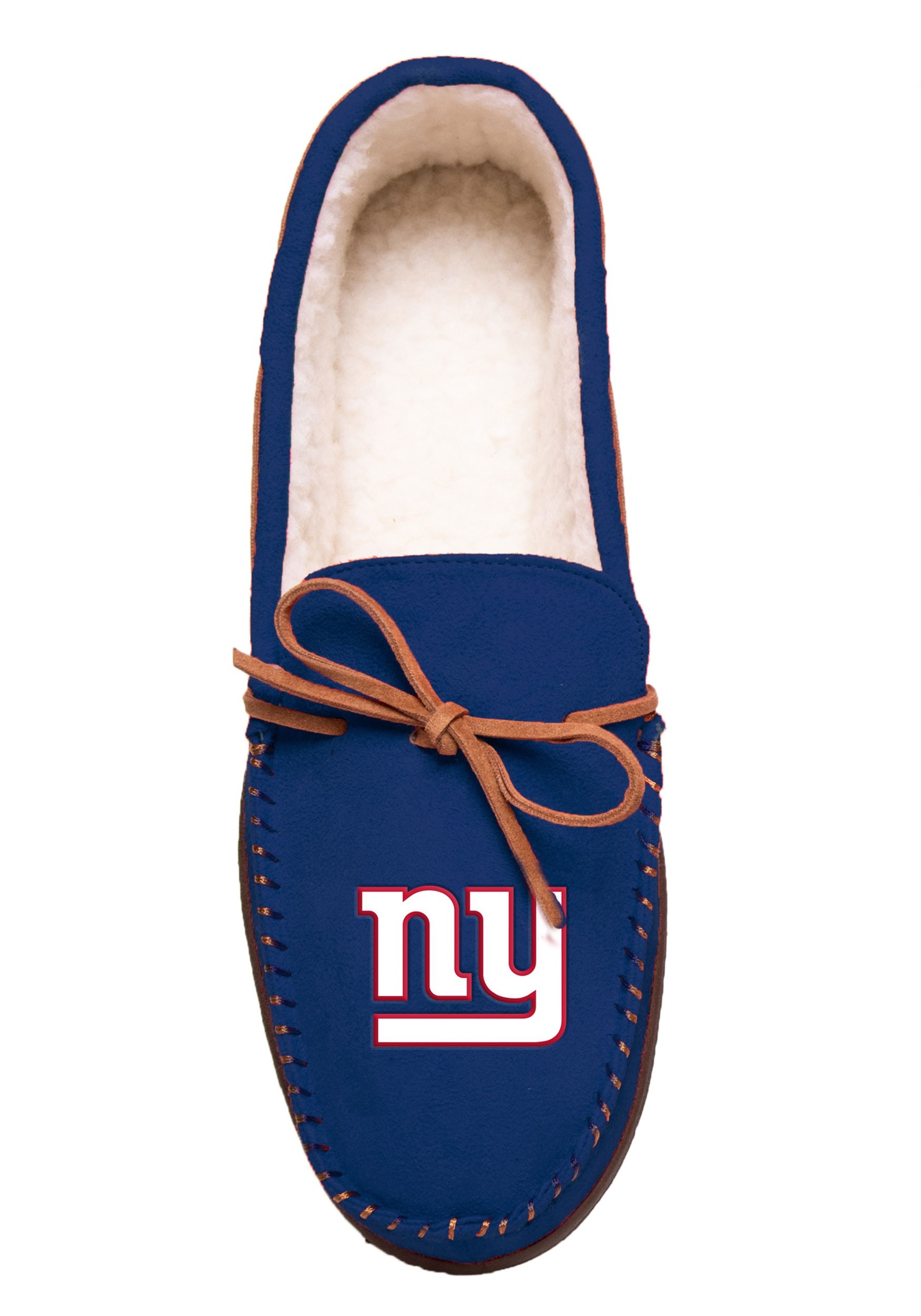 Team Color New York Giants Big Logo Moccasin