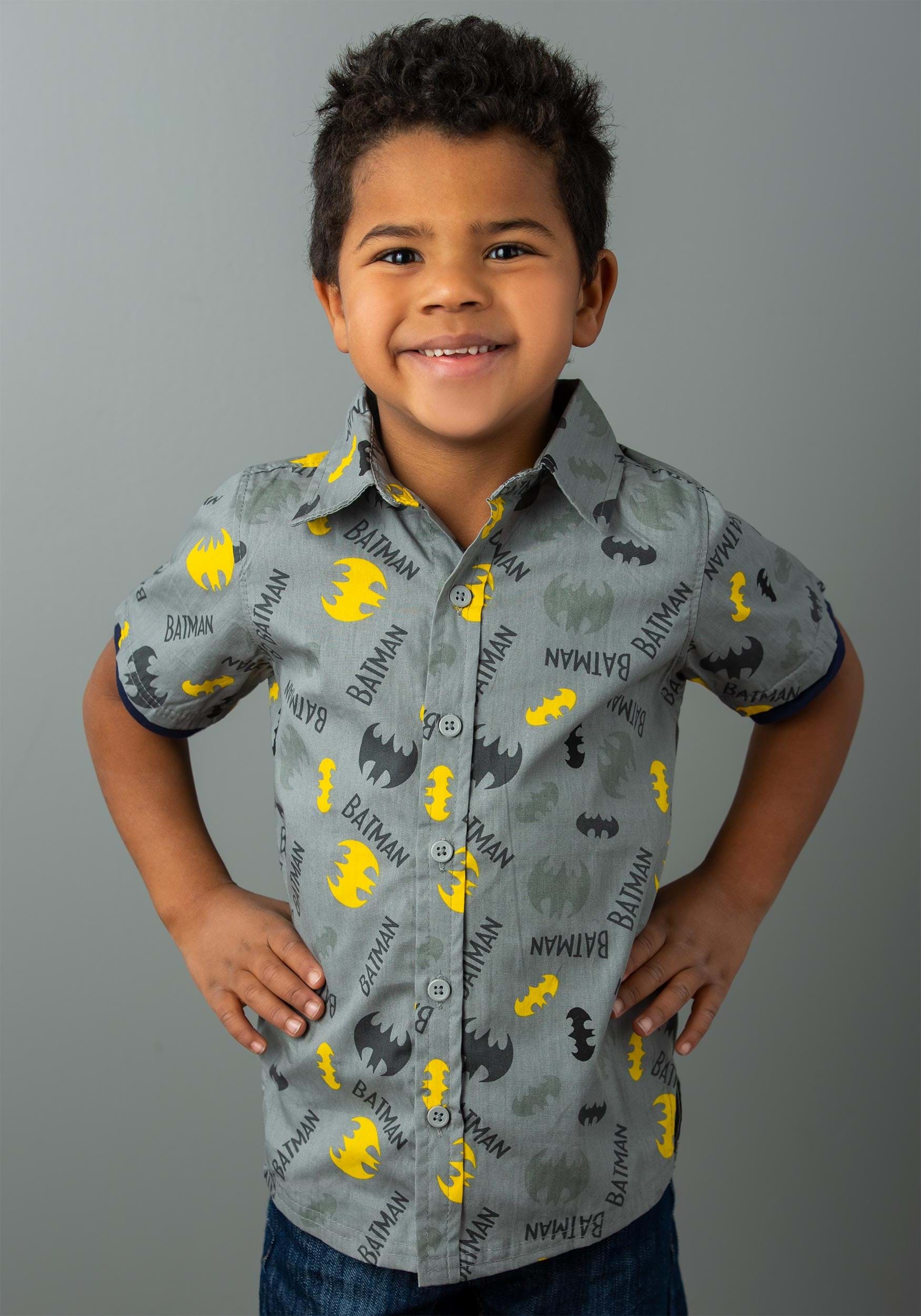 batman button down shirt