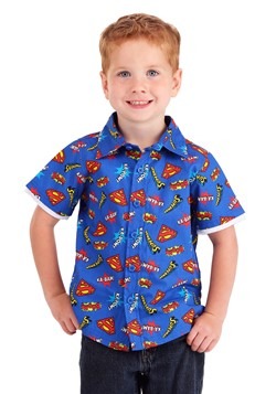 Superman Button Up Shirt