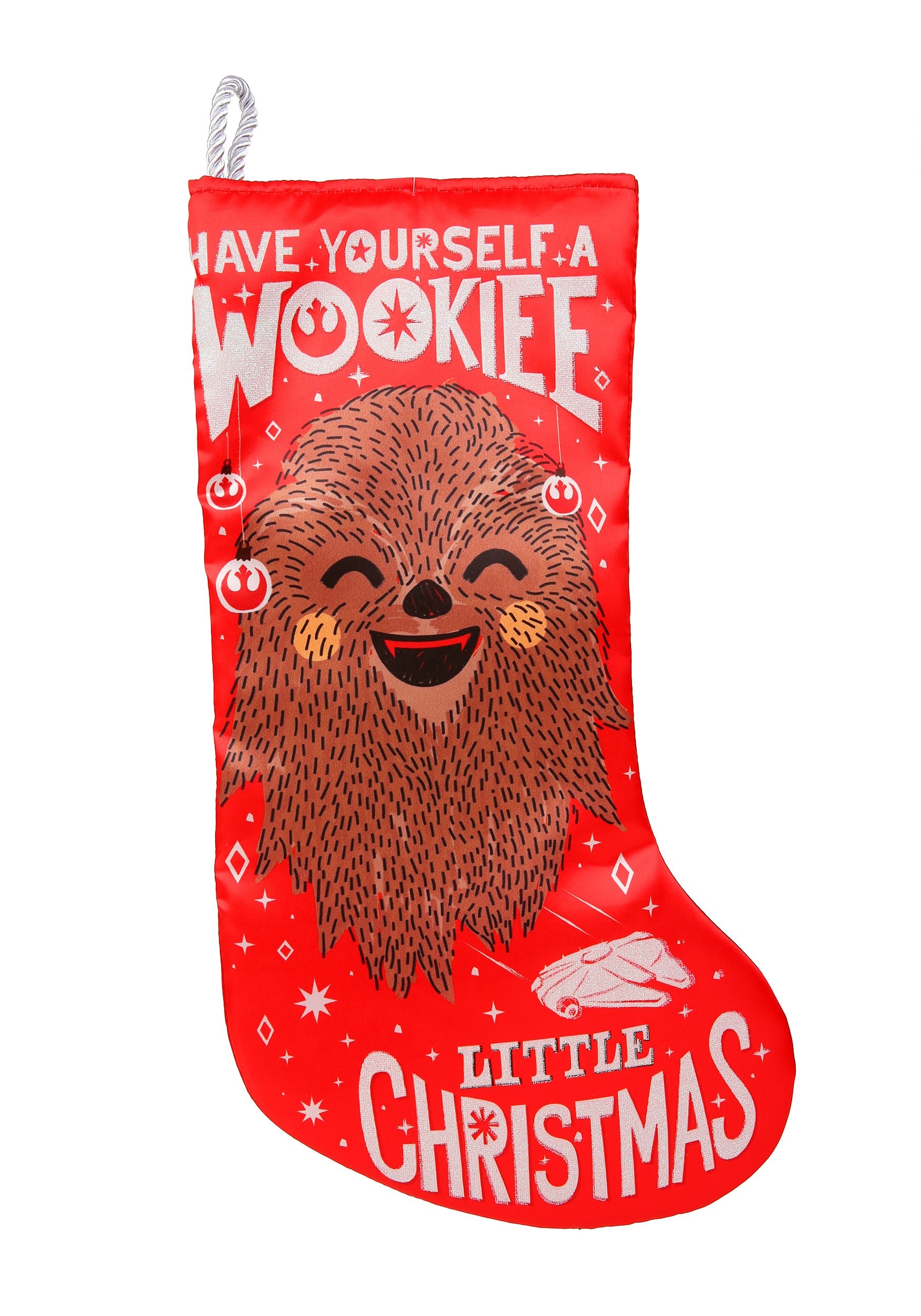 Wookiee Star Wars Christmas Satin Stocking