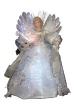 12" White Lighted Angel Tree Topper Alt 1