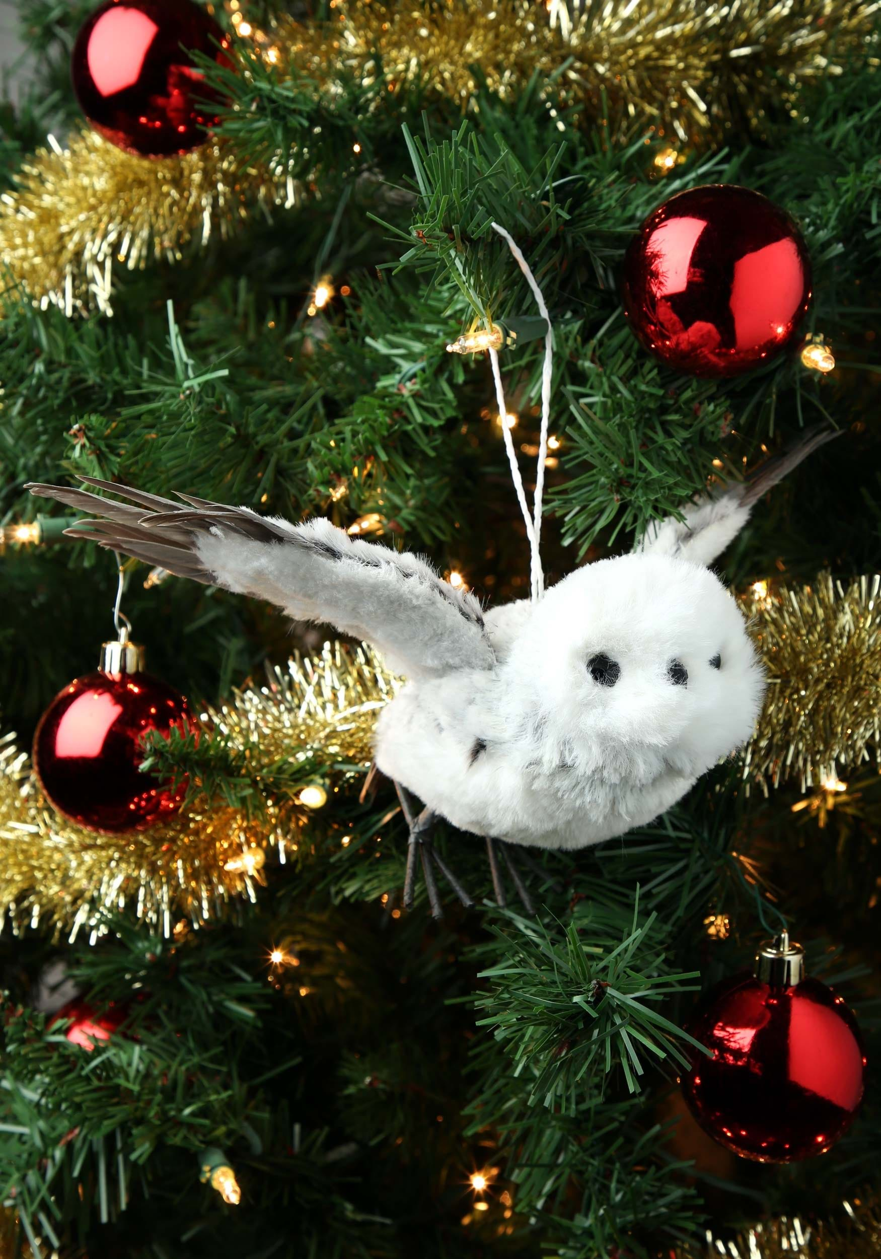 Flying Gray Owl Ornament