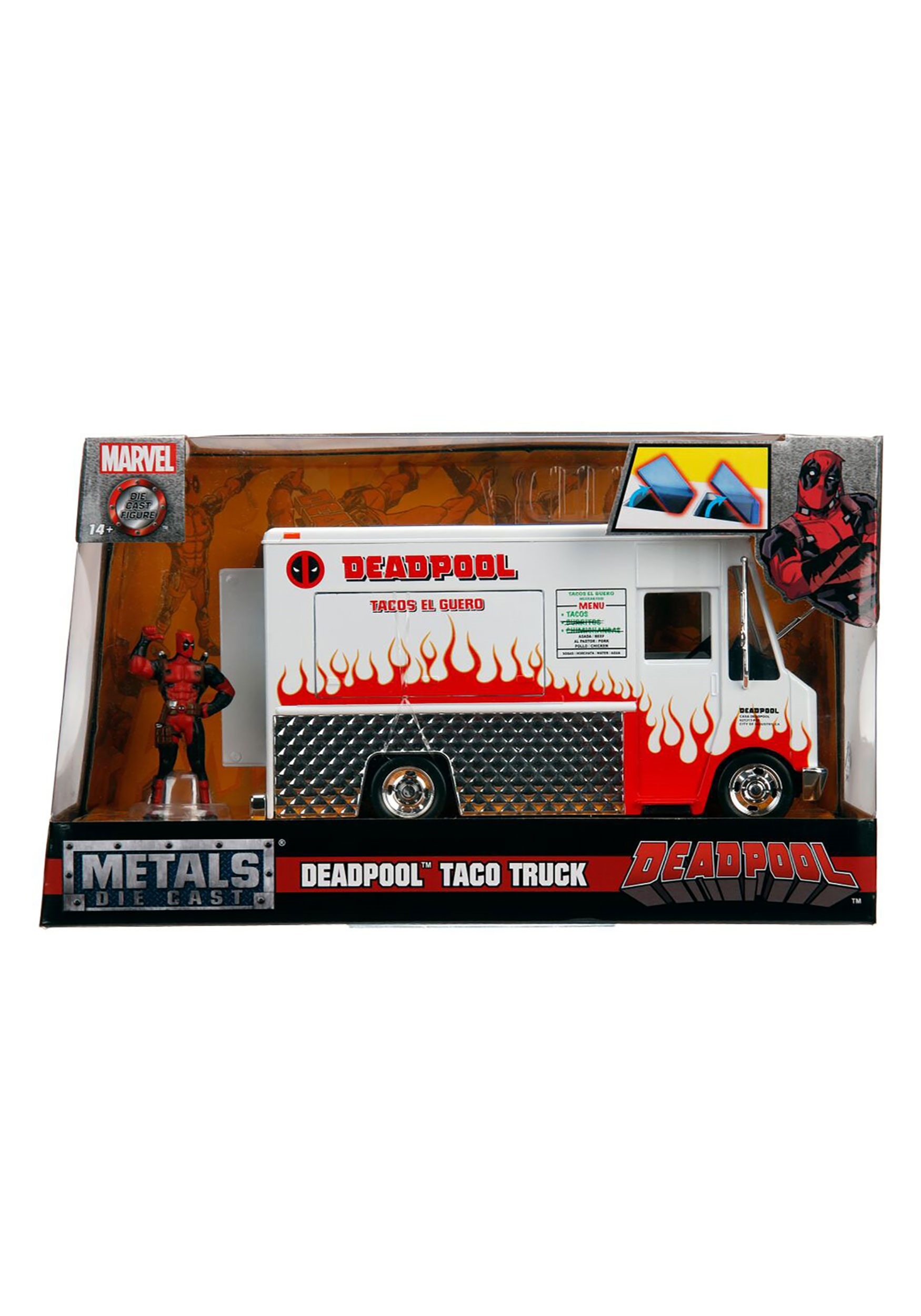 1:24 Deadpool Taco Truck Vehicle with Figure
