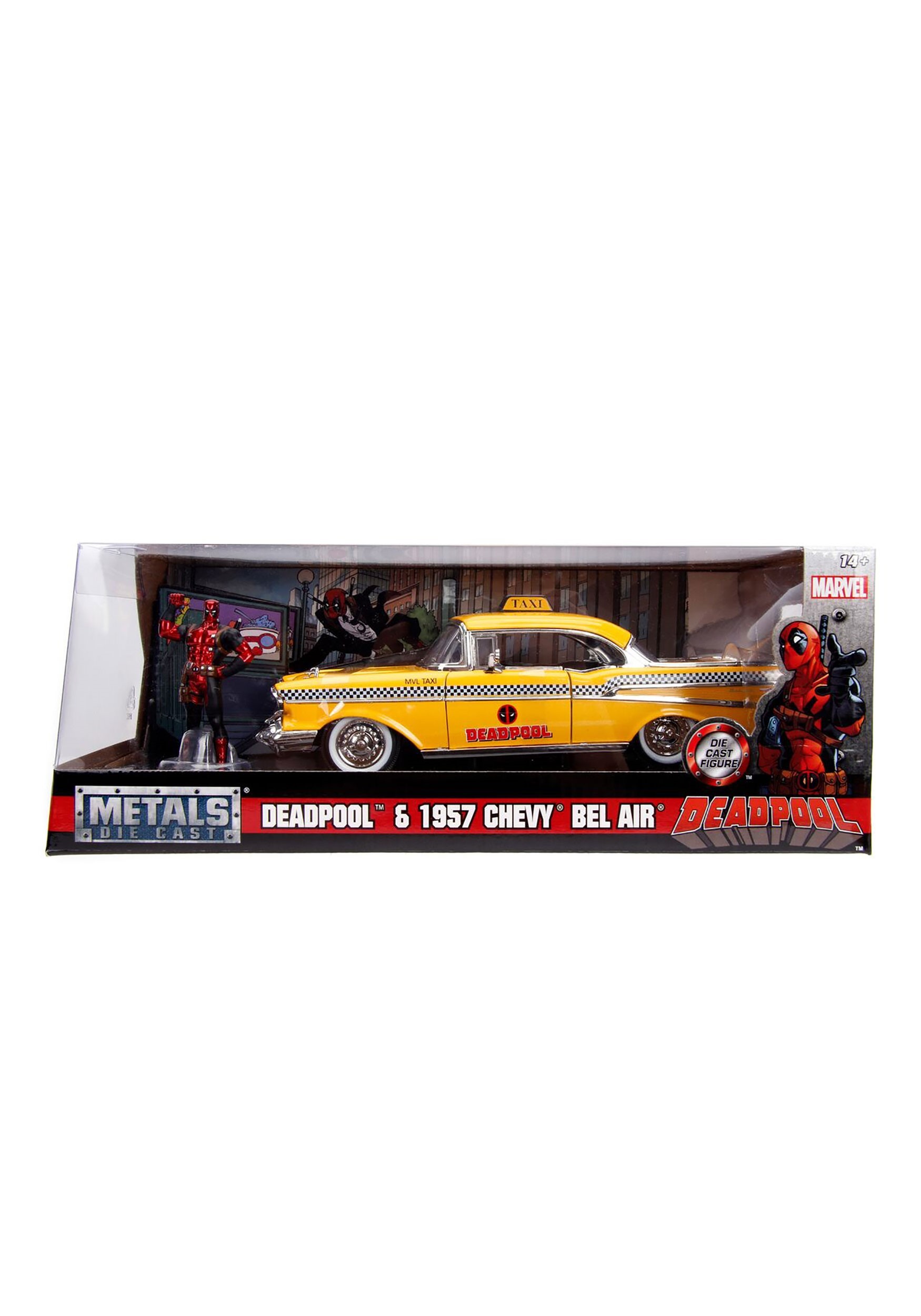1:24 Deadpool Taxi Vehicle with Figure 1:24 Deadpool Taxi Vehicle with Figure