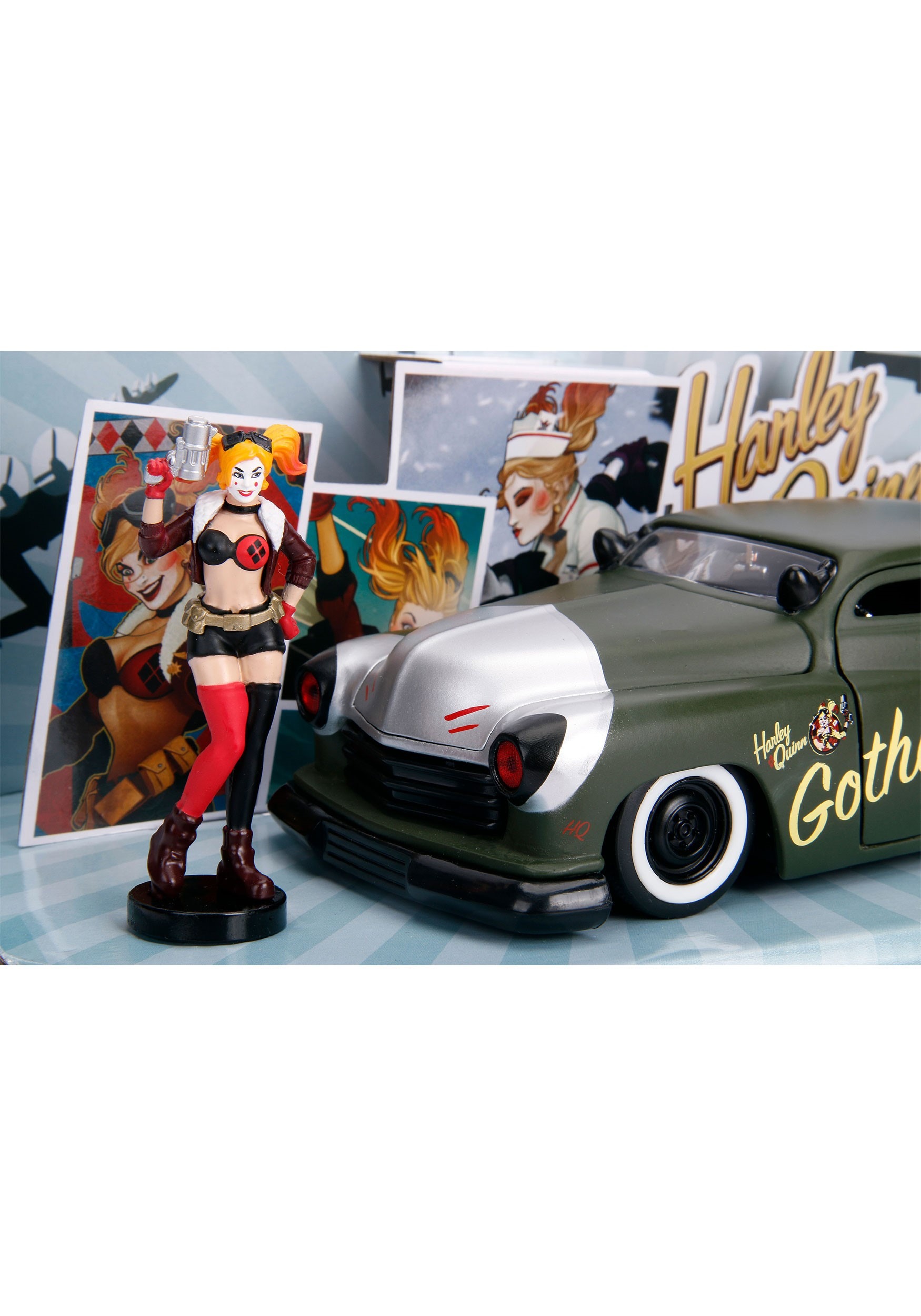 harley quinn bombshell car