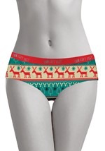 Two Left Feet 'Reindeer Xing' Christmas Women's Hipster Unde