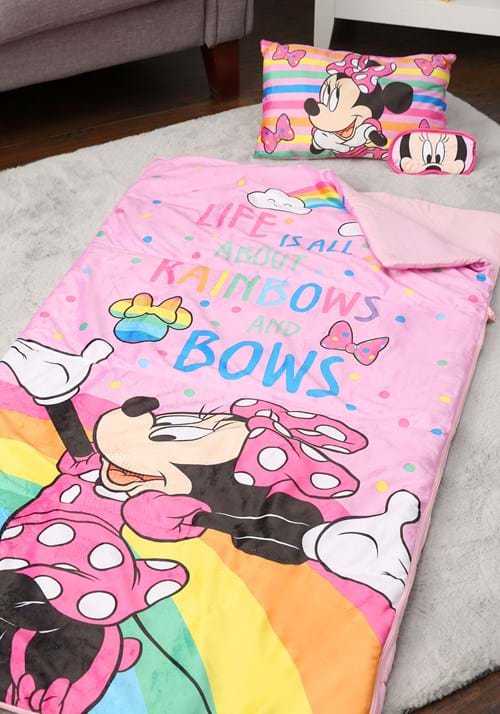 MINNIE RAINBOWS 3PC SLEEPOVER SET