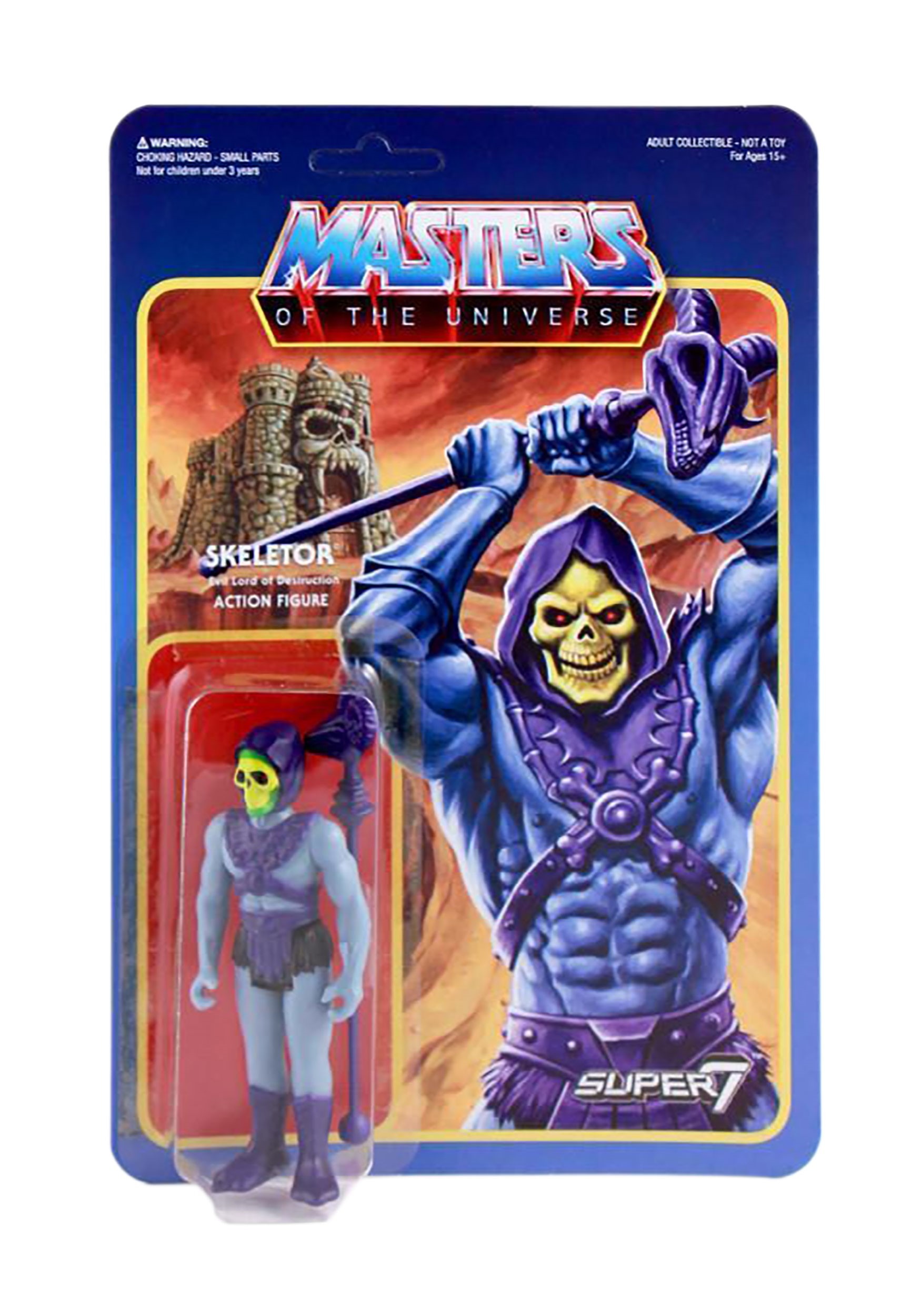 Reaction Skeletor Masters of the Universe Action Figure