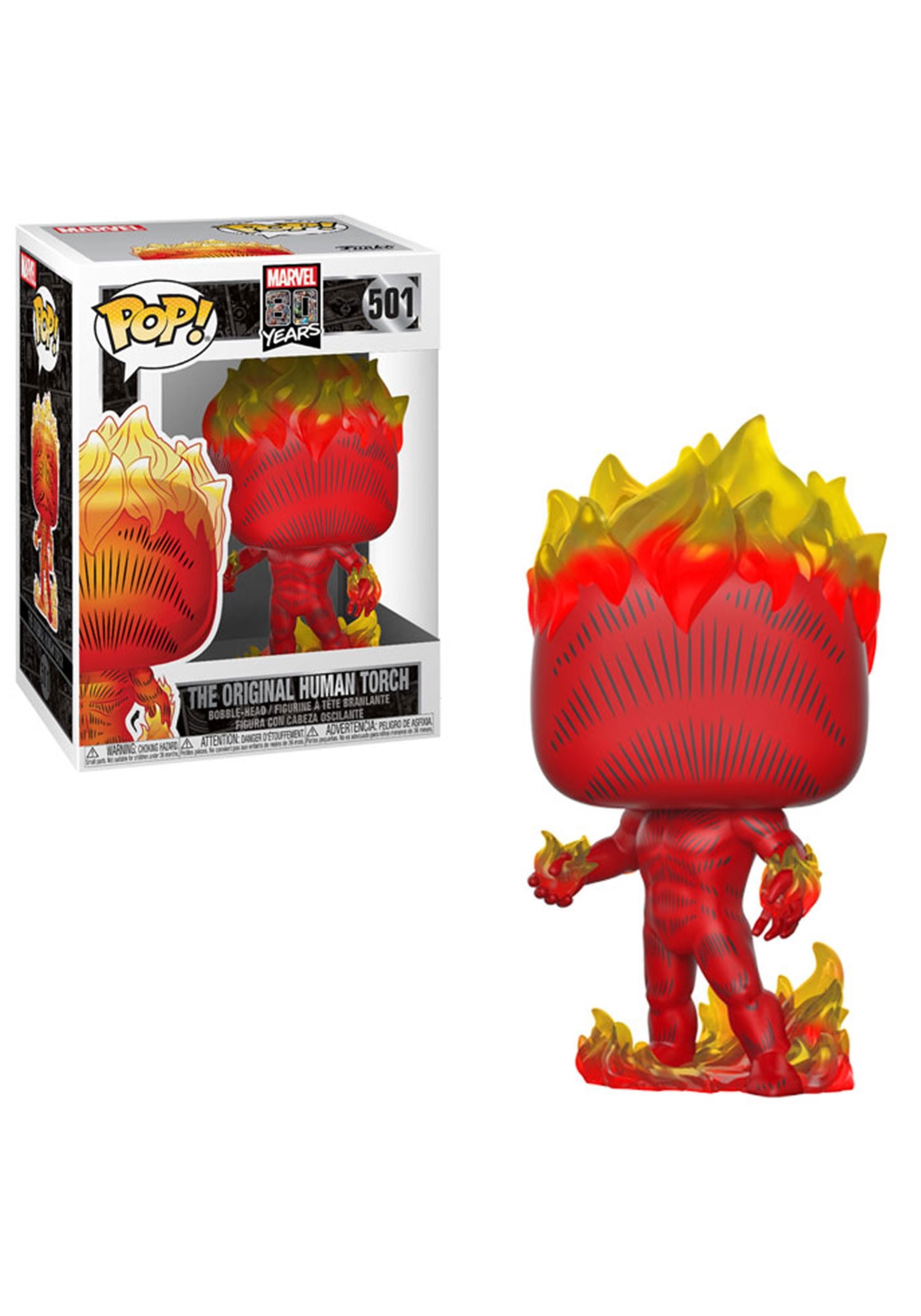 Pop! Marvel: 80th- First Appearance- Human Torch Bobblehead