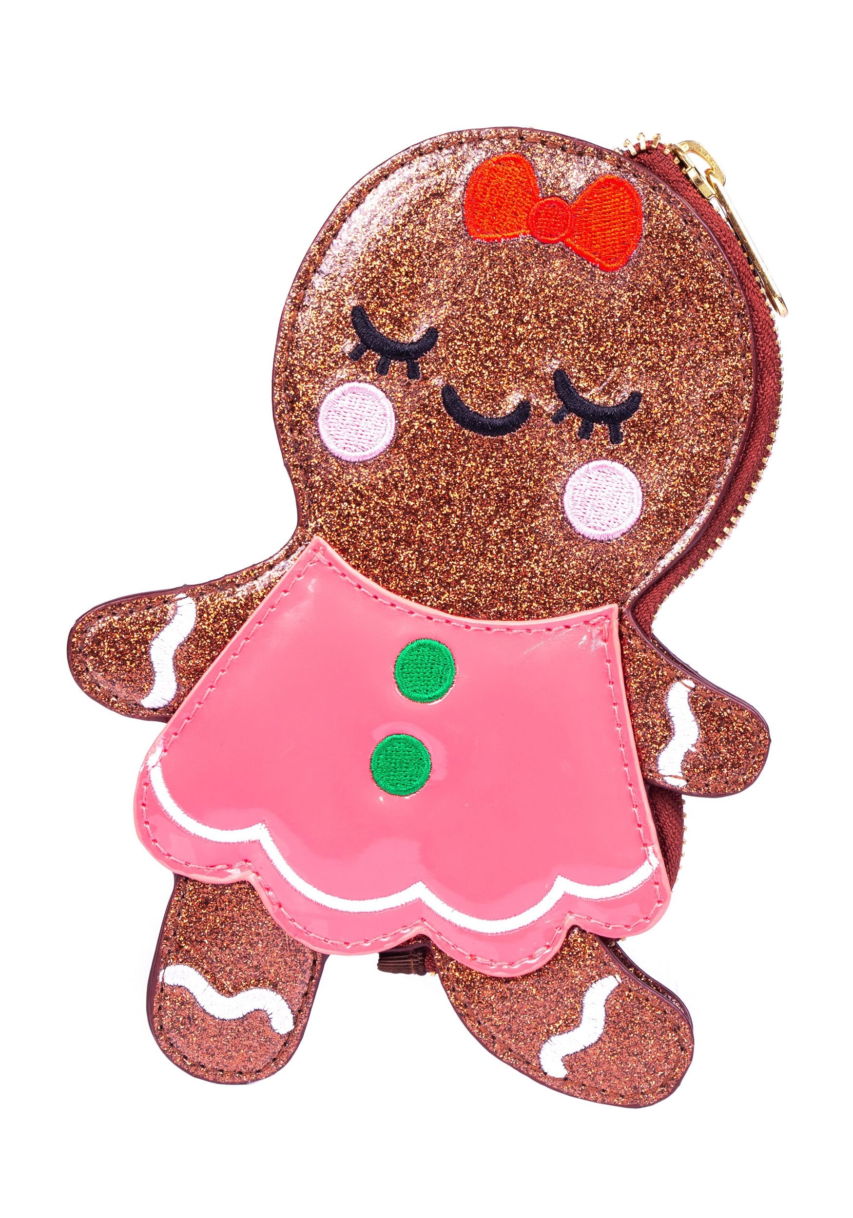 Irregular Choice Gingerbread Figure Christmas Purse