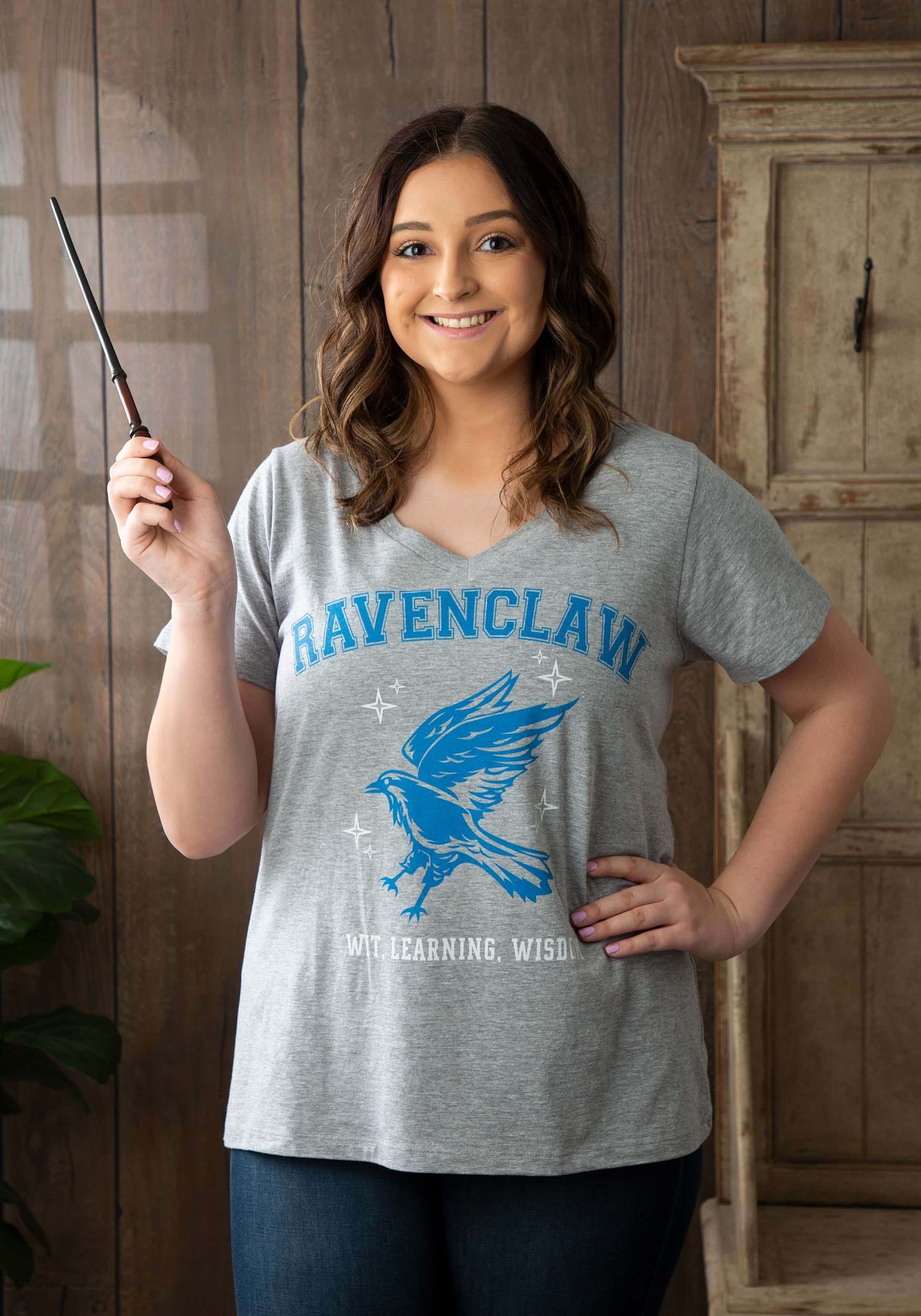 Ravenclaw Plus Size V-neck Tee for Women