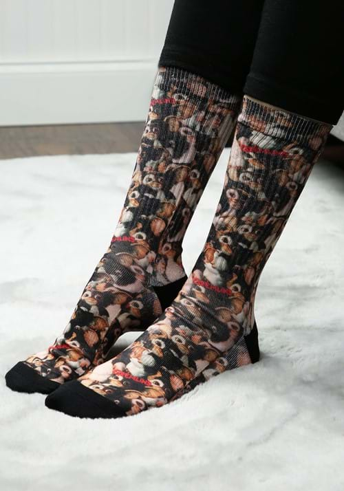 Gremlins Gizmo Collage Sublimated Socks