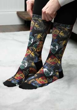 Hogwarts Houses Badges Sublimated Socks_Update
