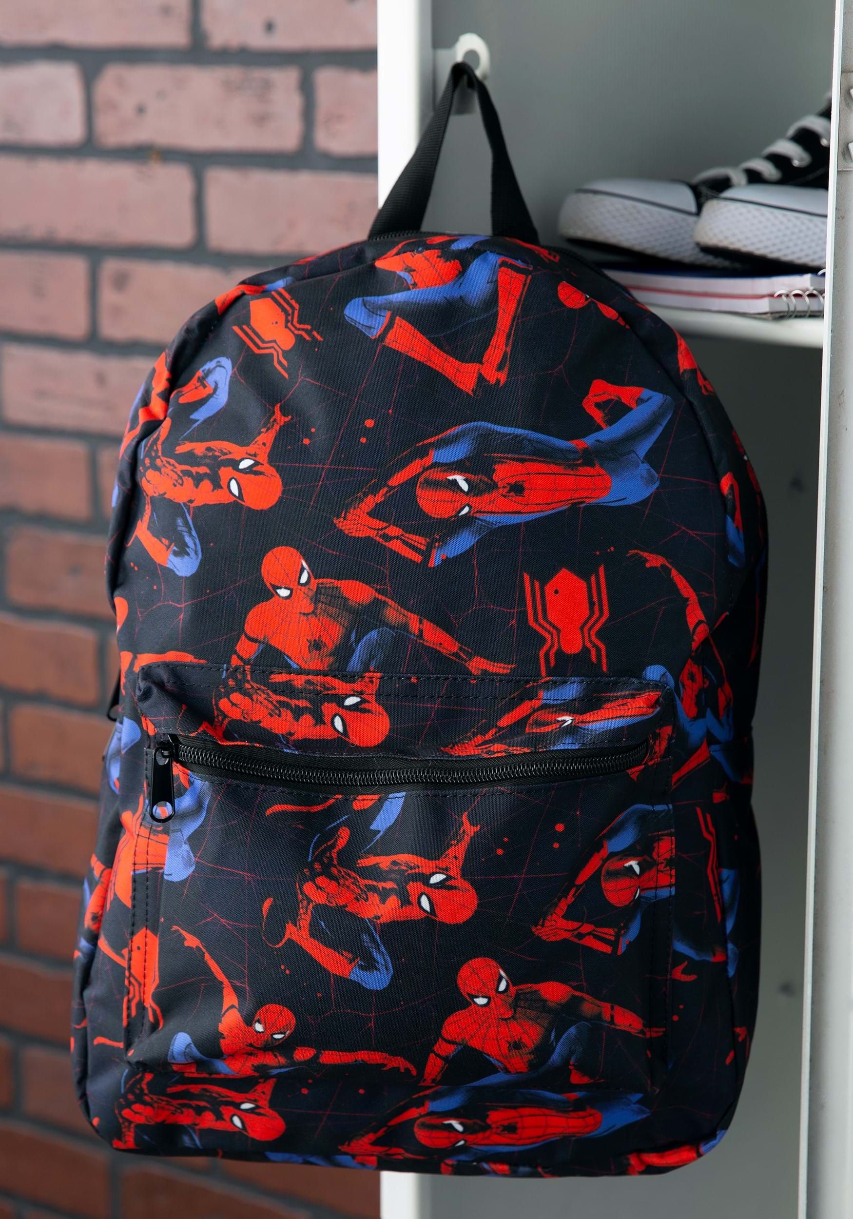 Classic Spider Man Print Backpack