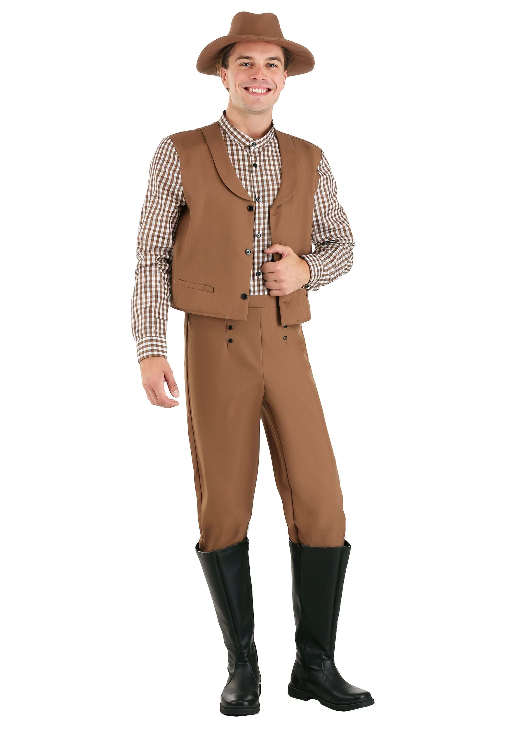 Men's Western Pioneer Costume , Historical Costumes