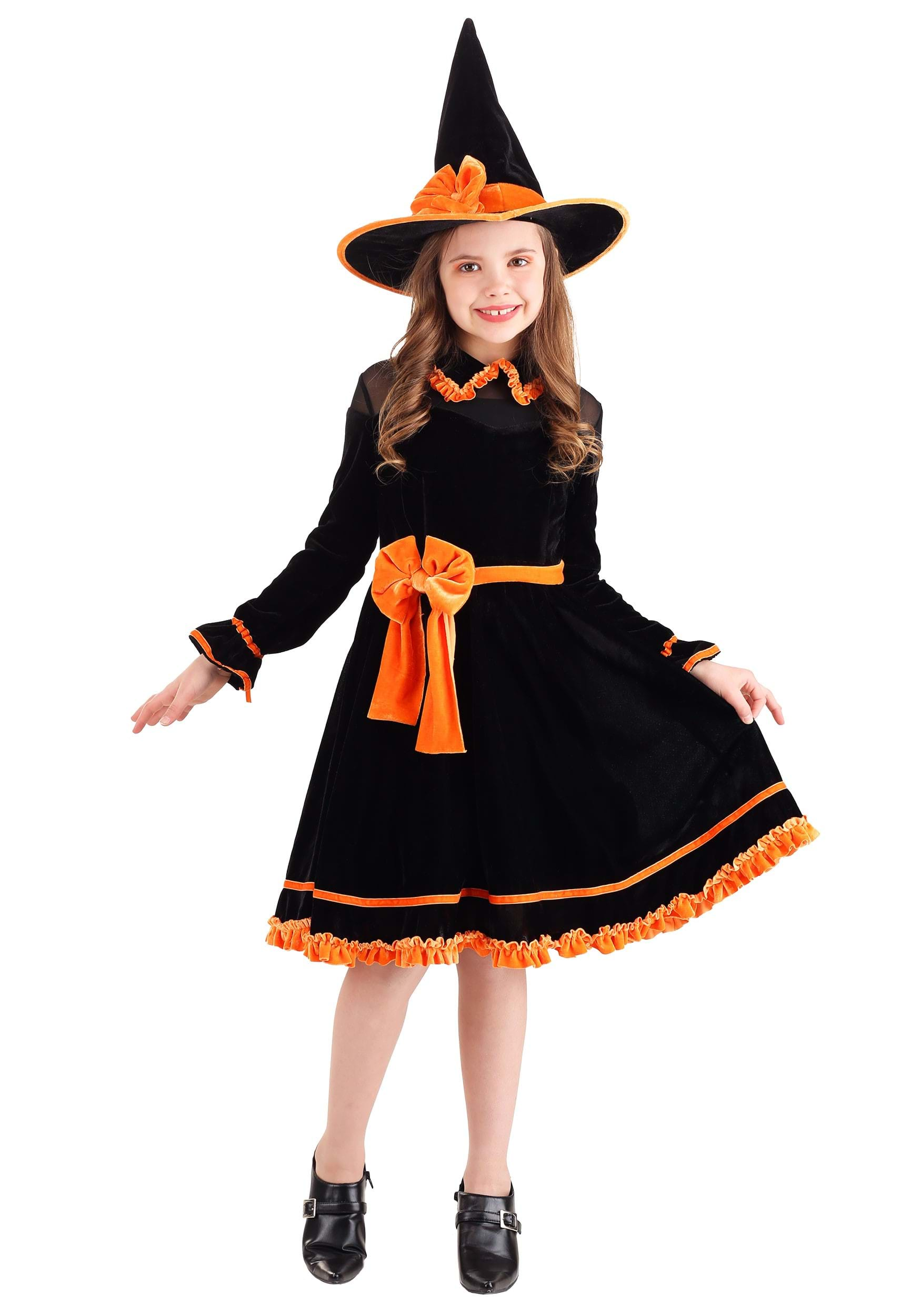 Kid's Crafty Witch Costume Dress , Girl's Witch Costumes