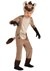 Kid's Hyena Halloween Costume - Faux Fur Jumpsuit With Mohawk & Tail - View #13