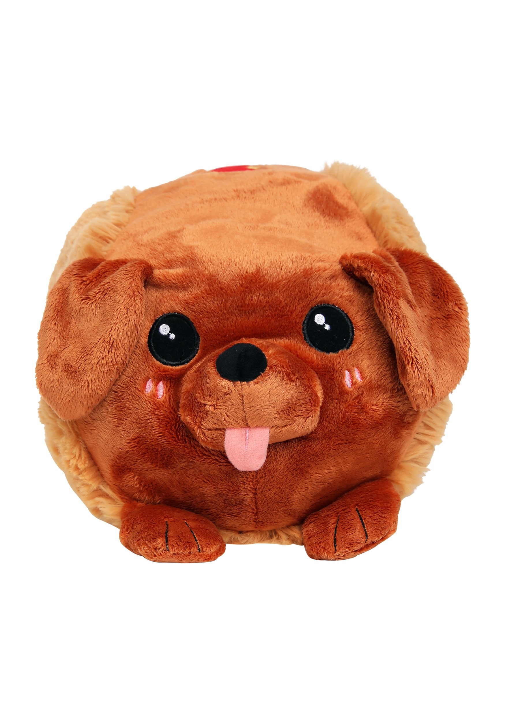 hot dog plush dog toy