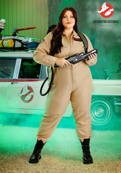 Ghostbusters Plus Size Women's Costume Jumpsuit