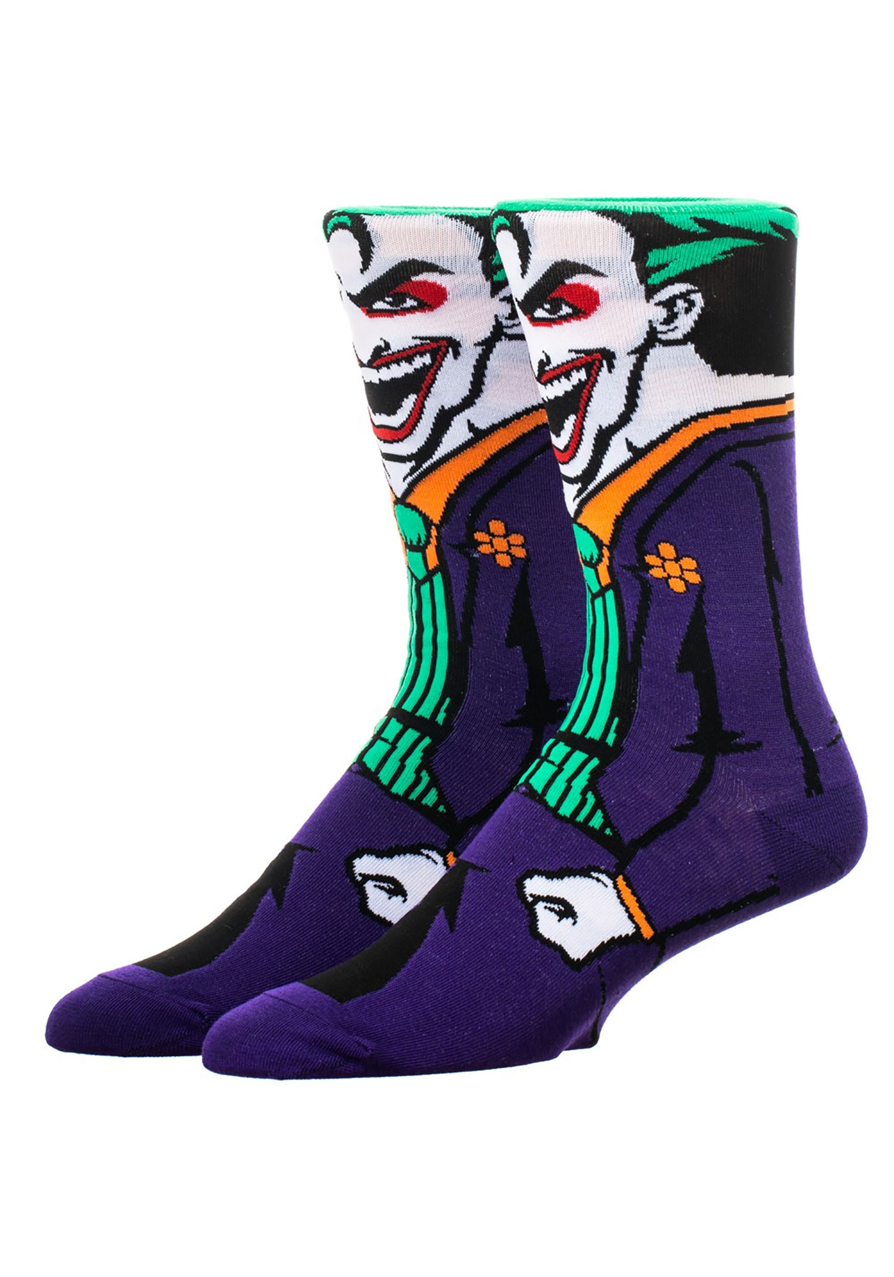 Joker Rebirth DC 360 Character Crew Sock