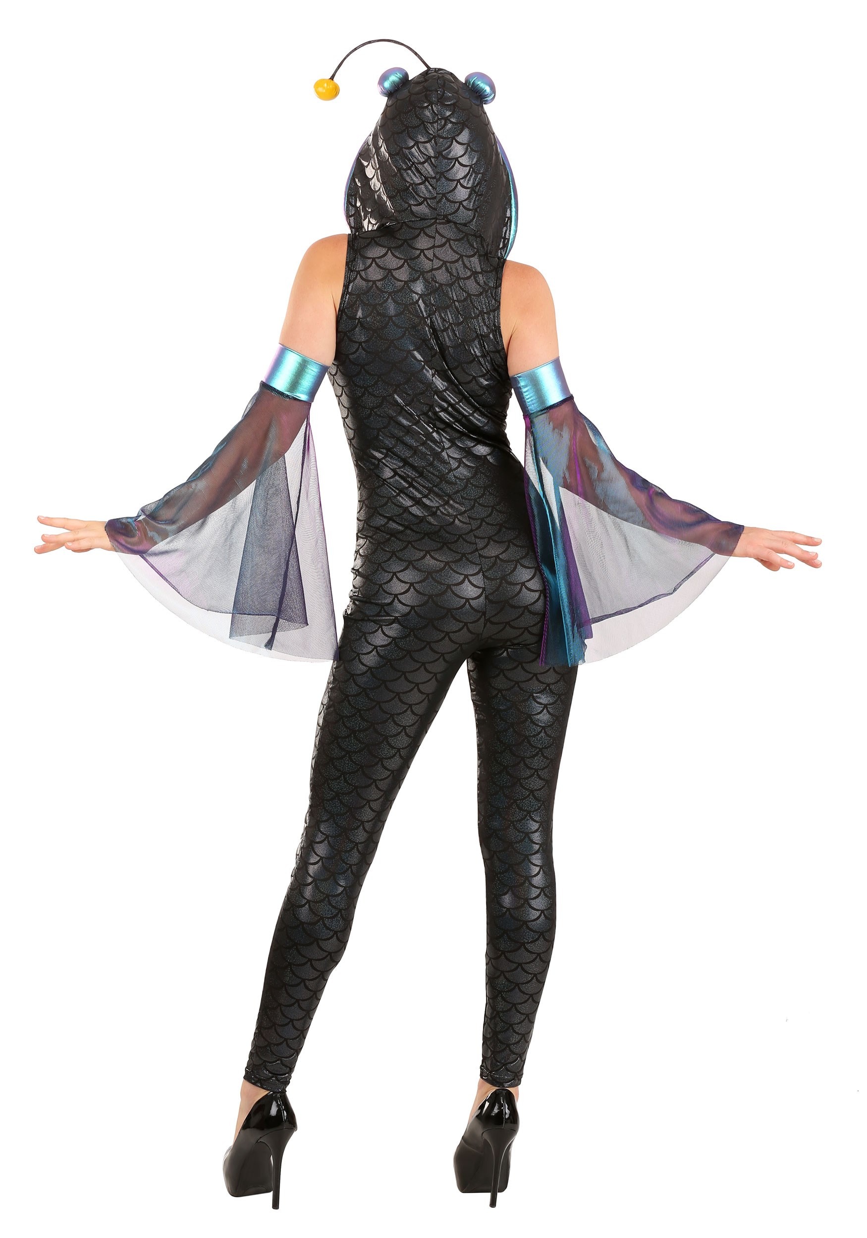 Women's Anglerfish Jumpsuit Costume