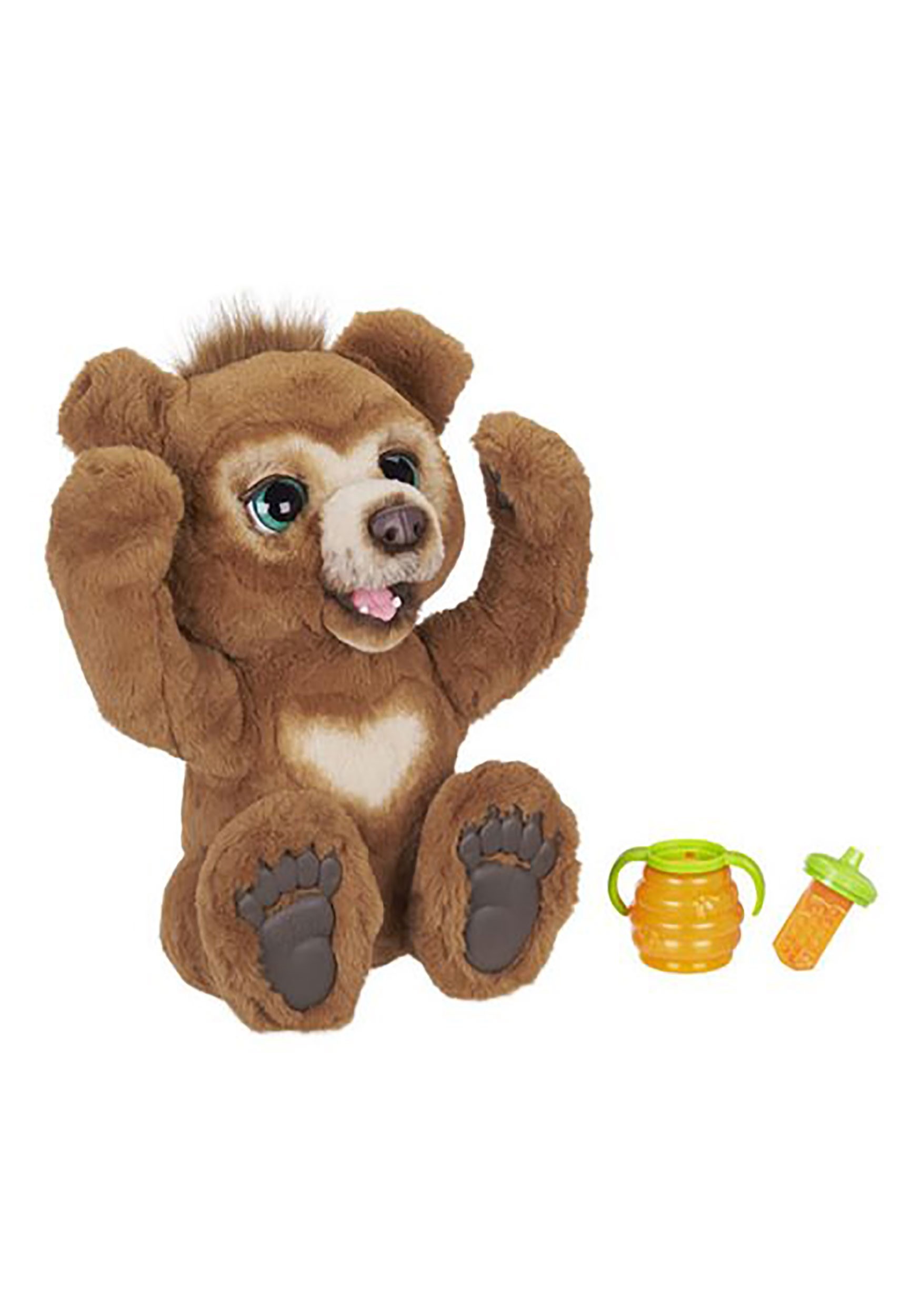 Interactive Cubby the Curious Bear FurReal Stuffed Toy