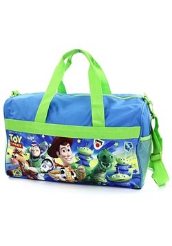 Boys Toy Story 18" Blue/Green Duffel Bag
