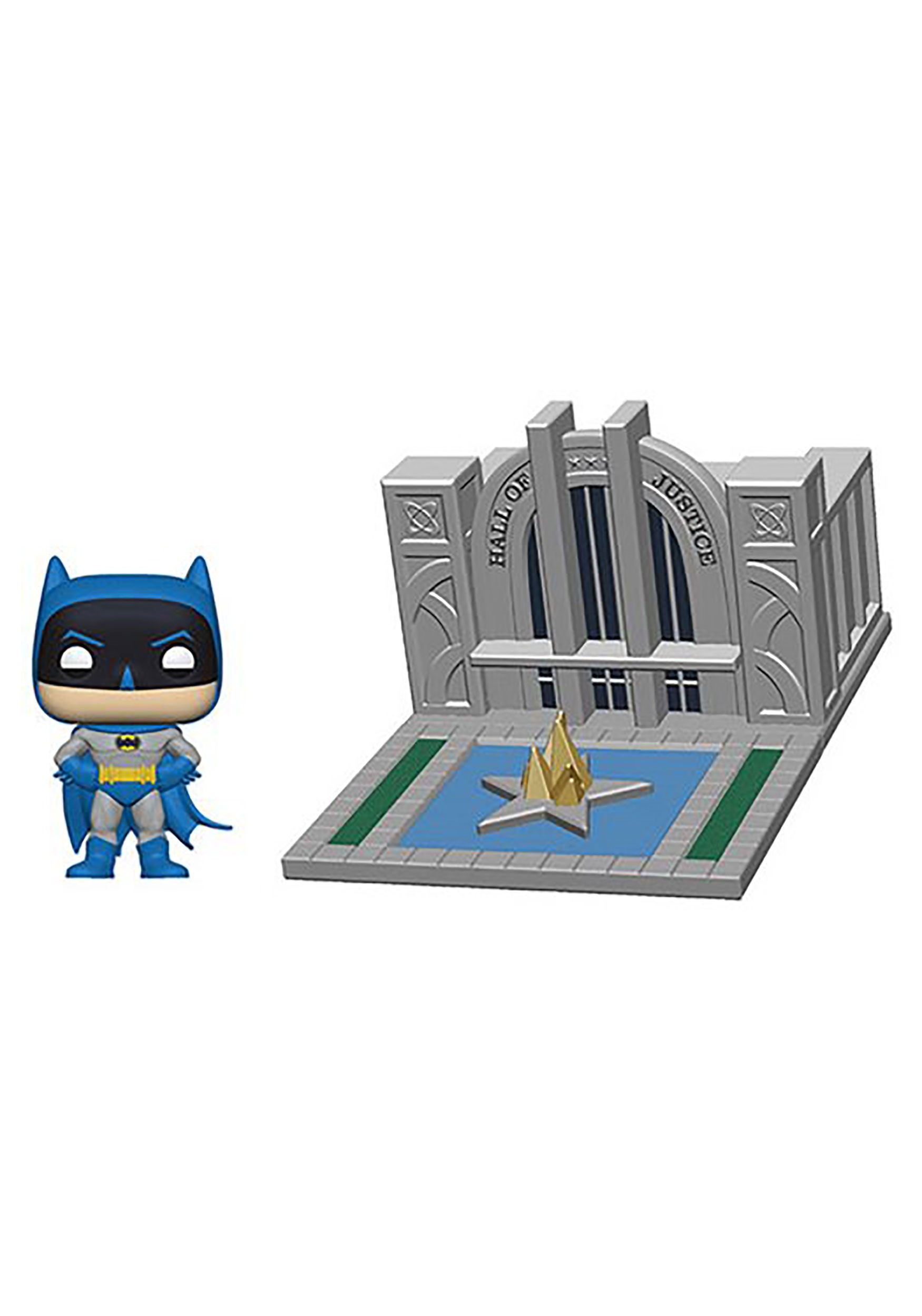 Batman 80th- Hall of Justice w/ Batman Pop! Town