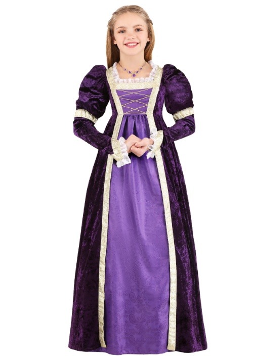 Kids Amethyst Princess Costume