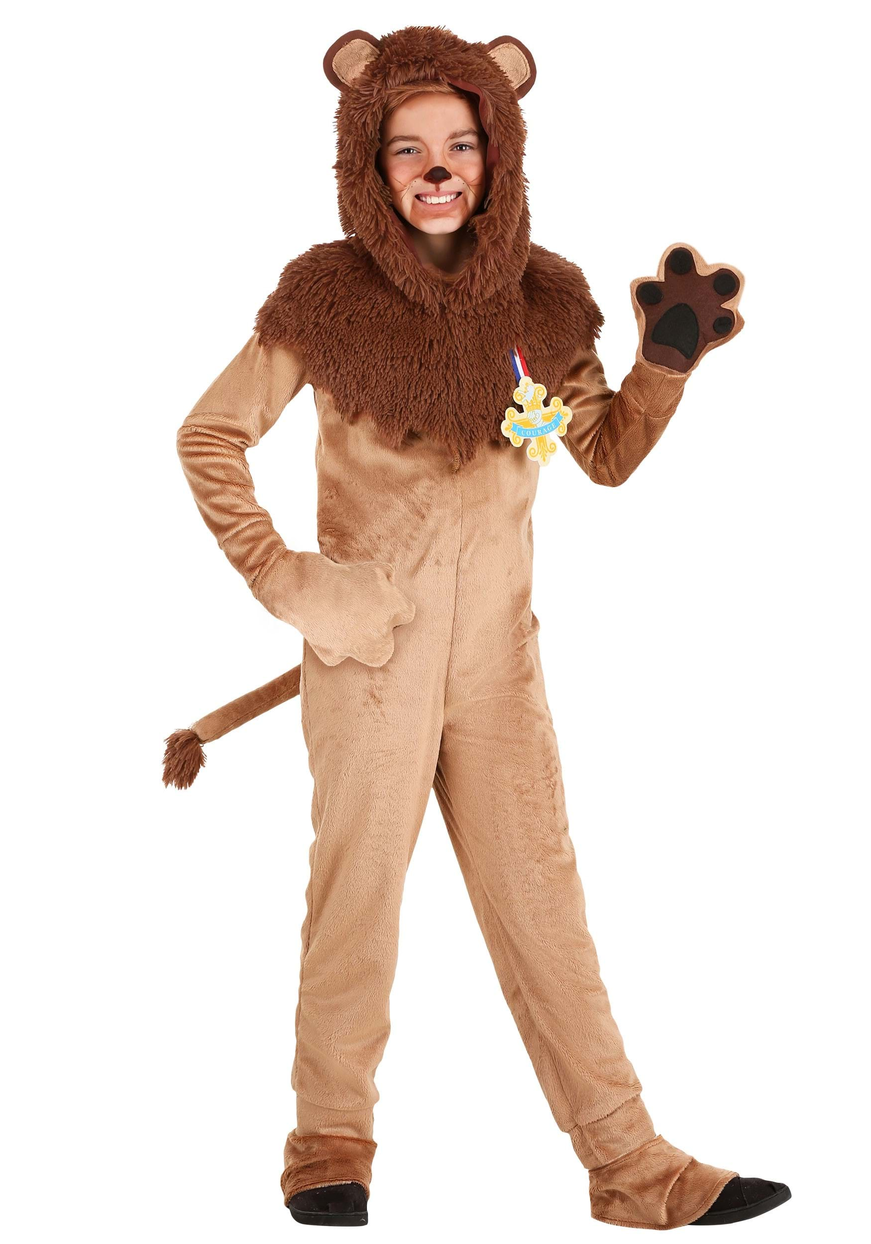 Wizard of Oz Cowardly Lion Costume for Kids