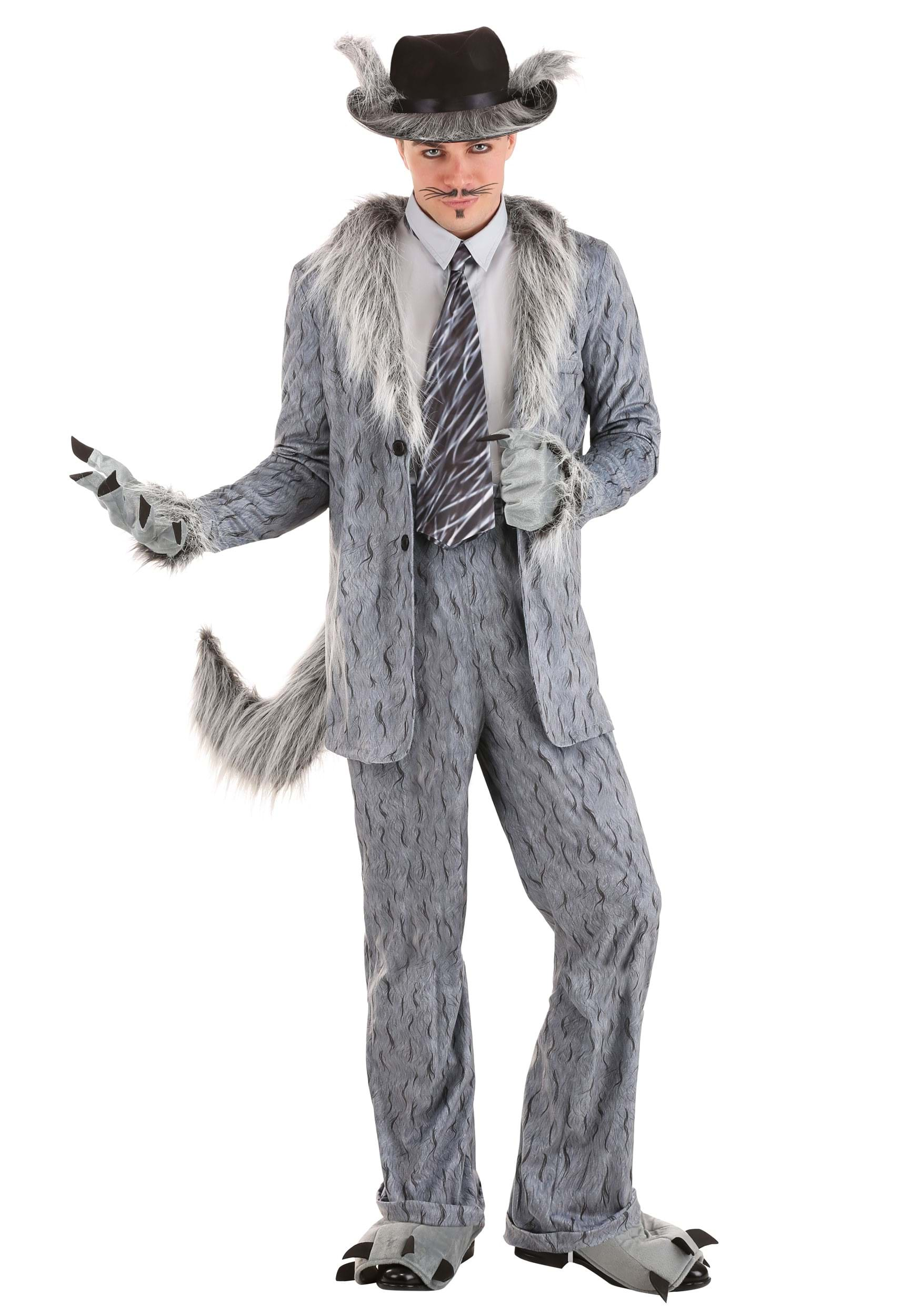 Woodsy Bad Wolf Costume For Men , Storybook Costumes