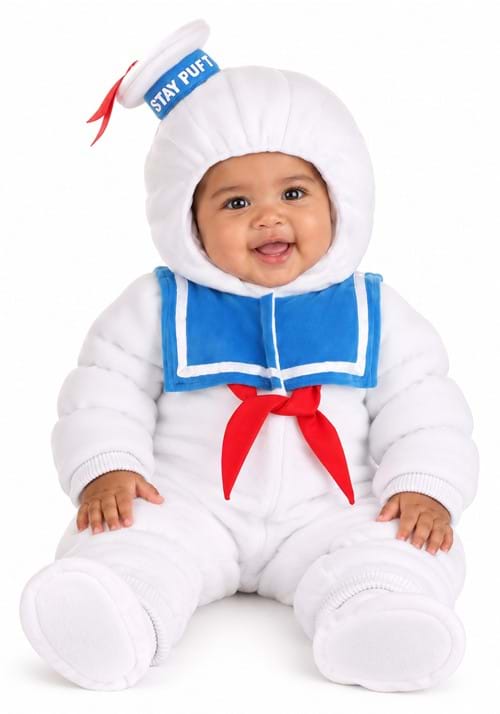 Infant Ghostbusters Stay Puft Onesie Costume upd