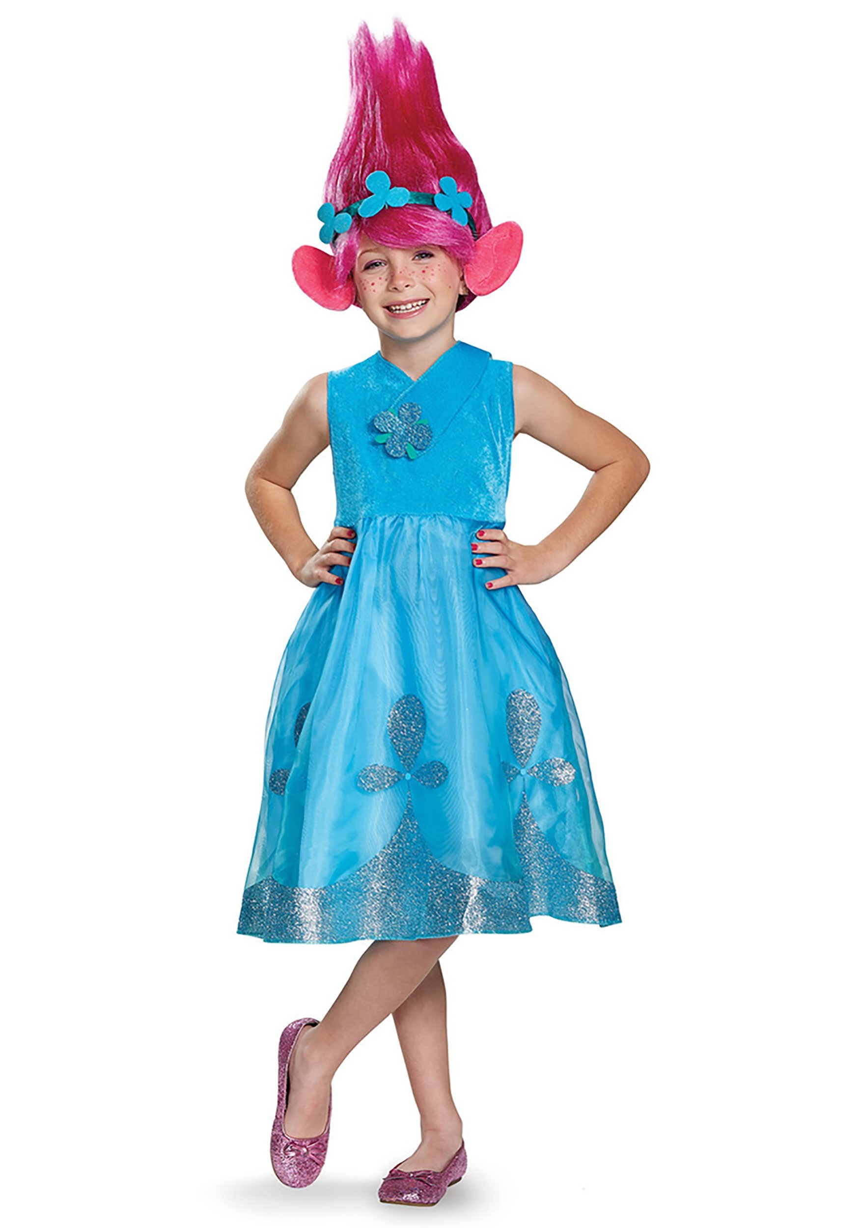 Trolls Poppy Deluxe Costume for Girls