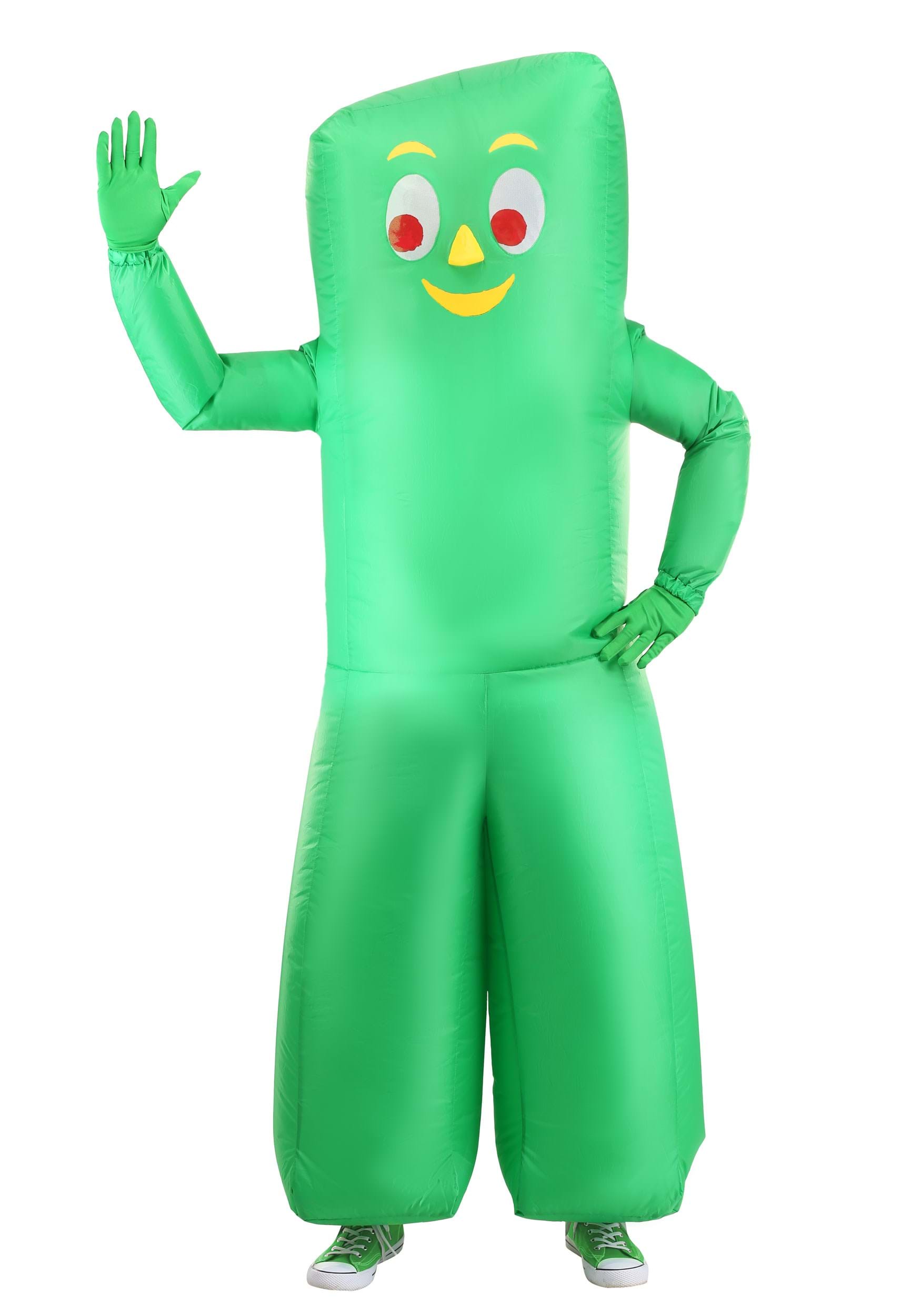 Gumby Costume Adult Inflatable