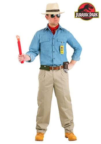 Men's Jurassic Park Dr. Grant Costume Main
