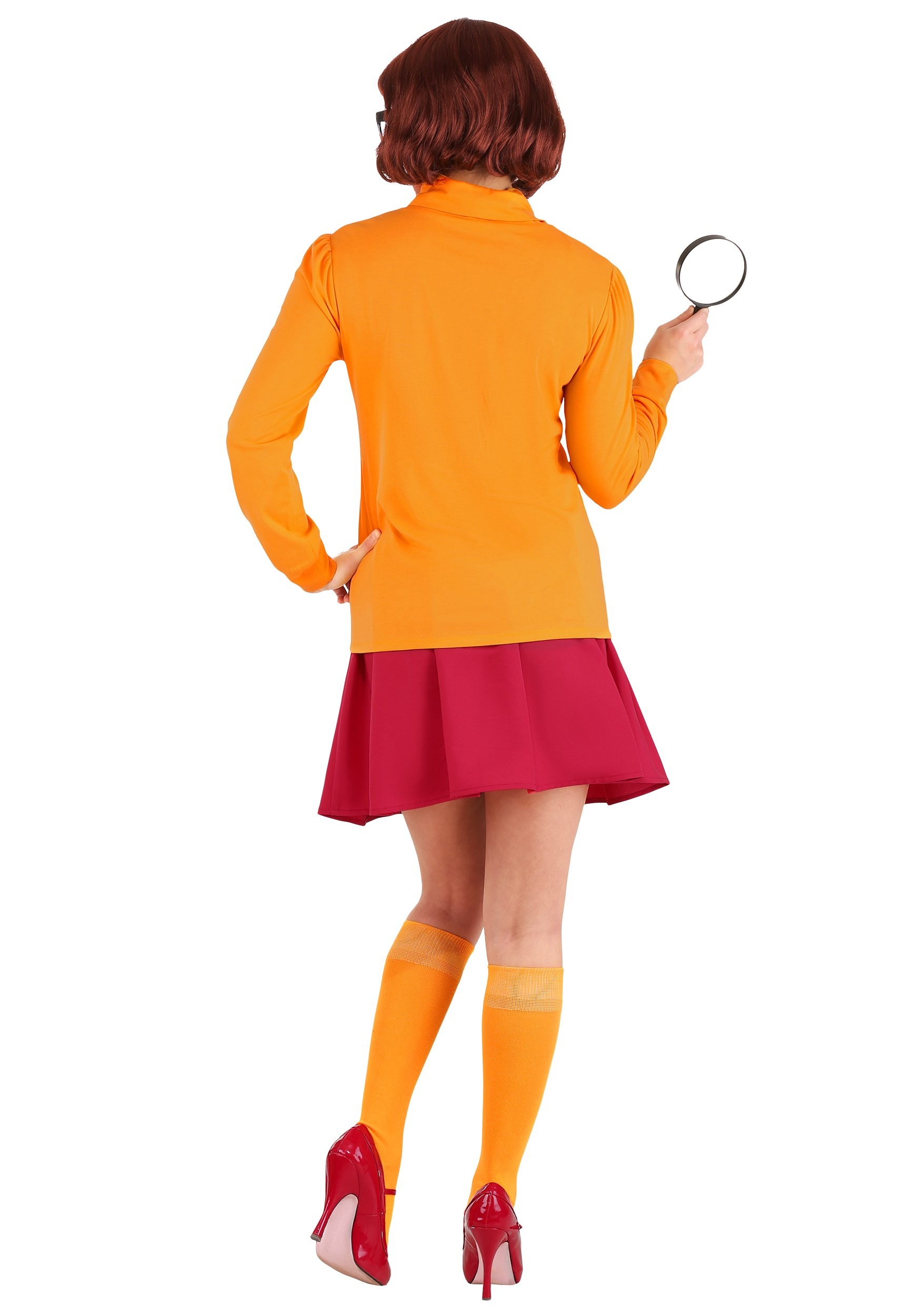 Plus Size Classic Scooby Doo Velma Costume For Adults