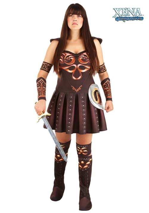 Women's Plus Size Xena Warrior Princess Costume