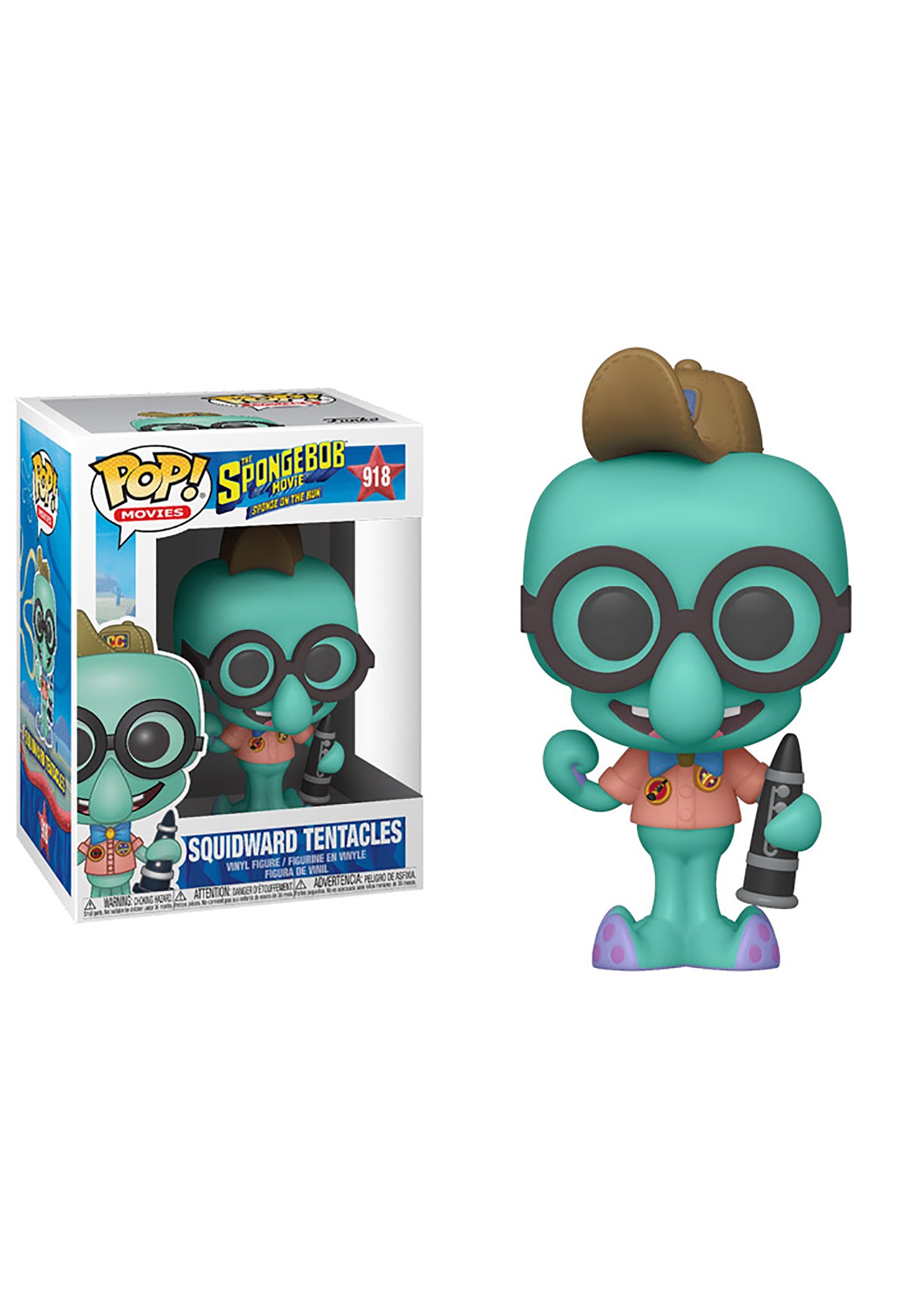 Funko Pop! Animation: The Sponge Bob Movie- POP 101 Squidward