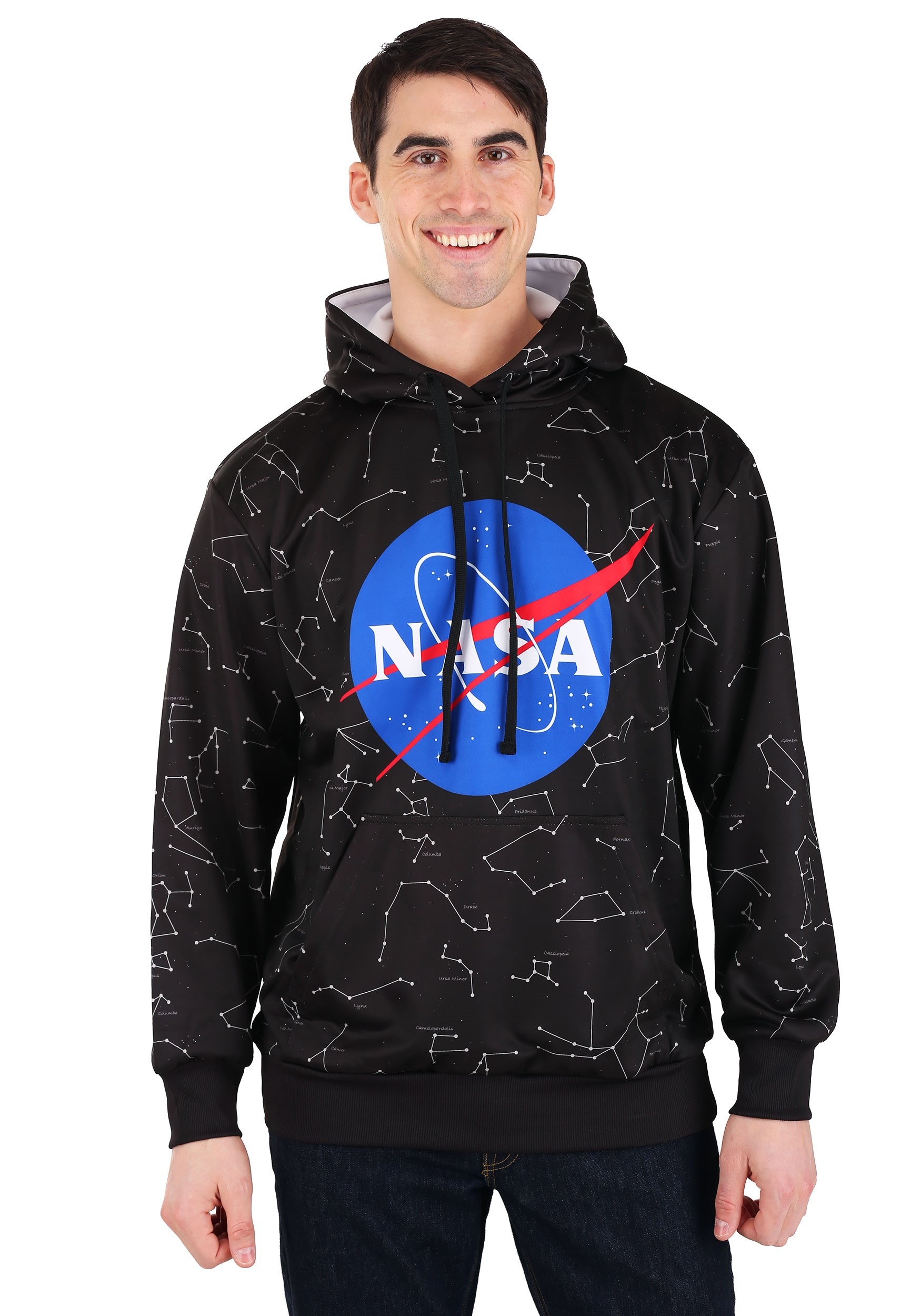 NASA Constellations Men's Hooded Pullover Sweatshirt