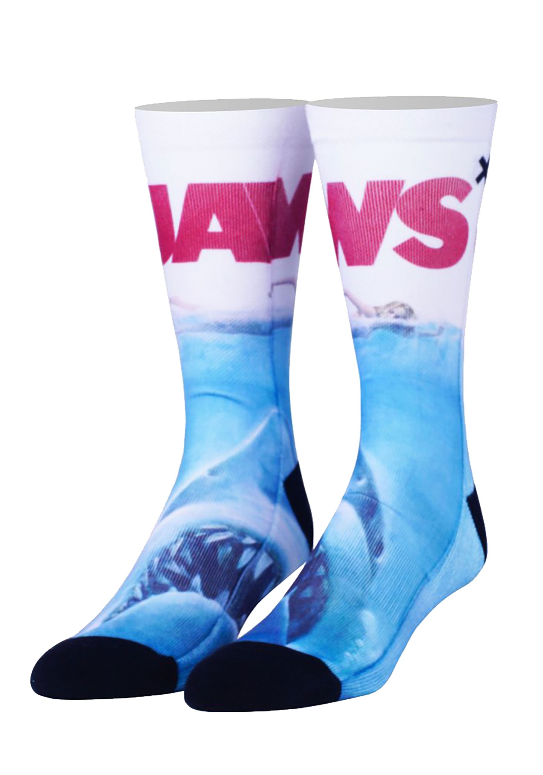 Jaws Cover Adult Sublimated Crew Socks
