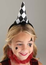 Kid's Burgundy Harlequin Costume Alt 1