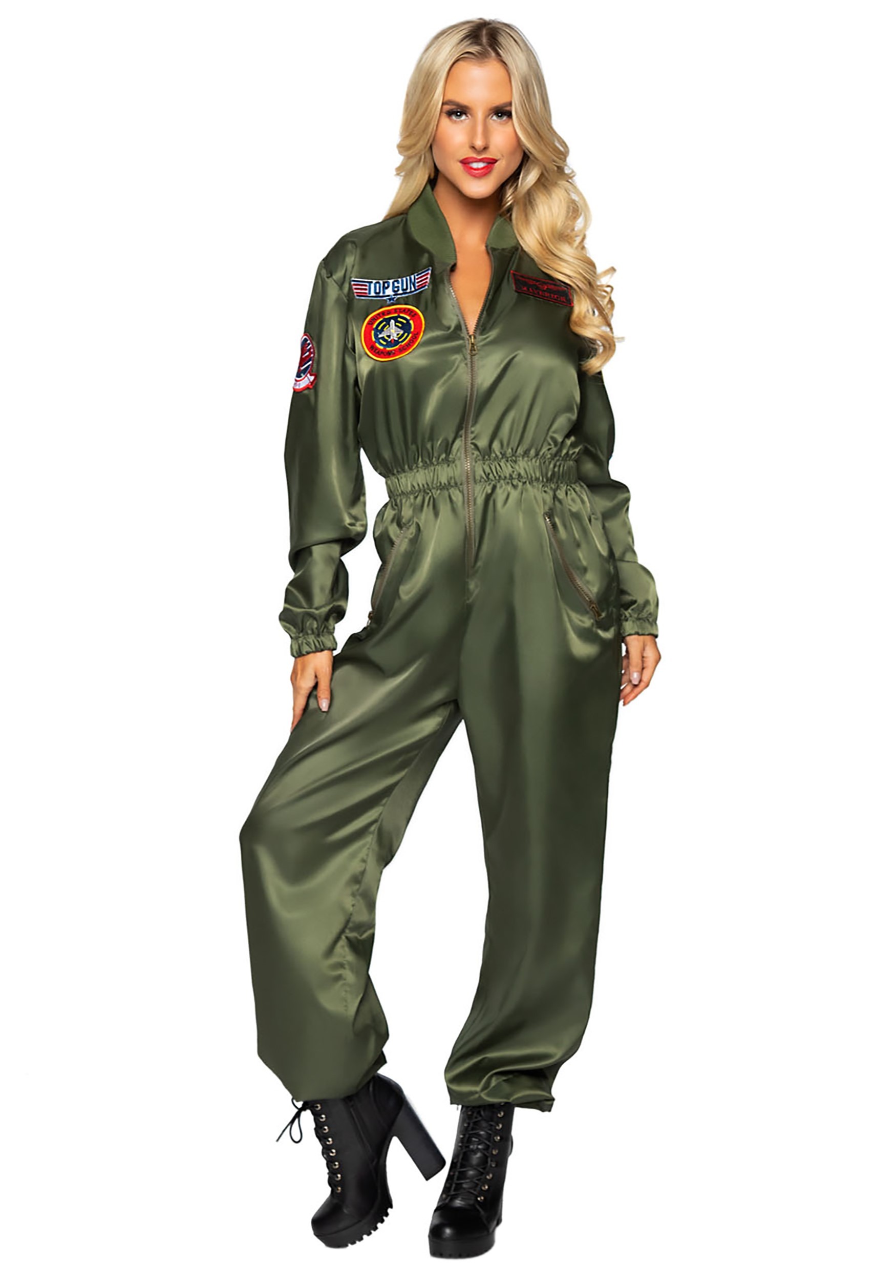 Top Gun Flight Suit Costume for Women