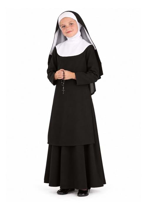Child Deluxe Catholic Nun Costume Upd 1