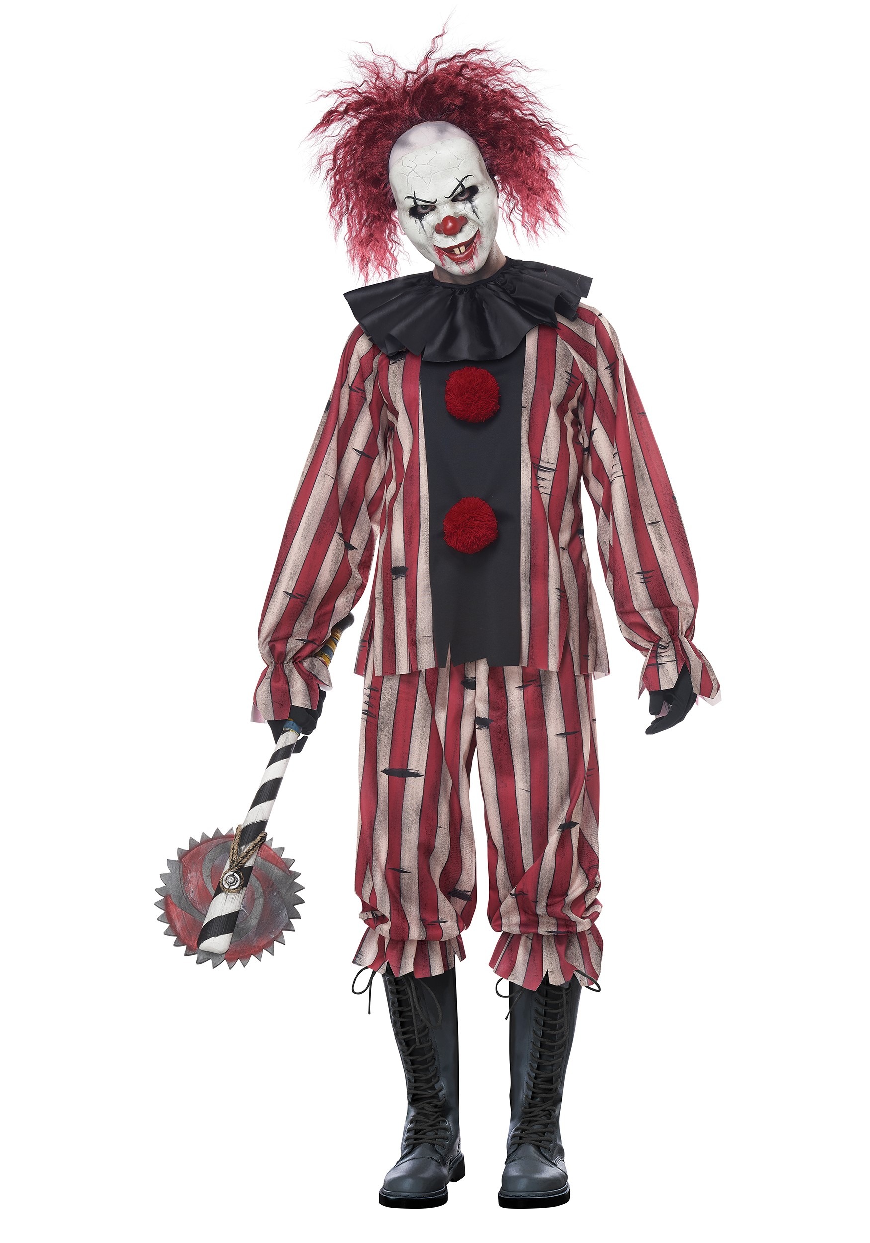 Plus Size Men's Nightmare Clown Costume