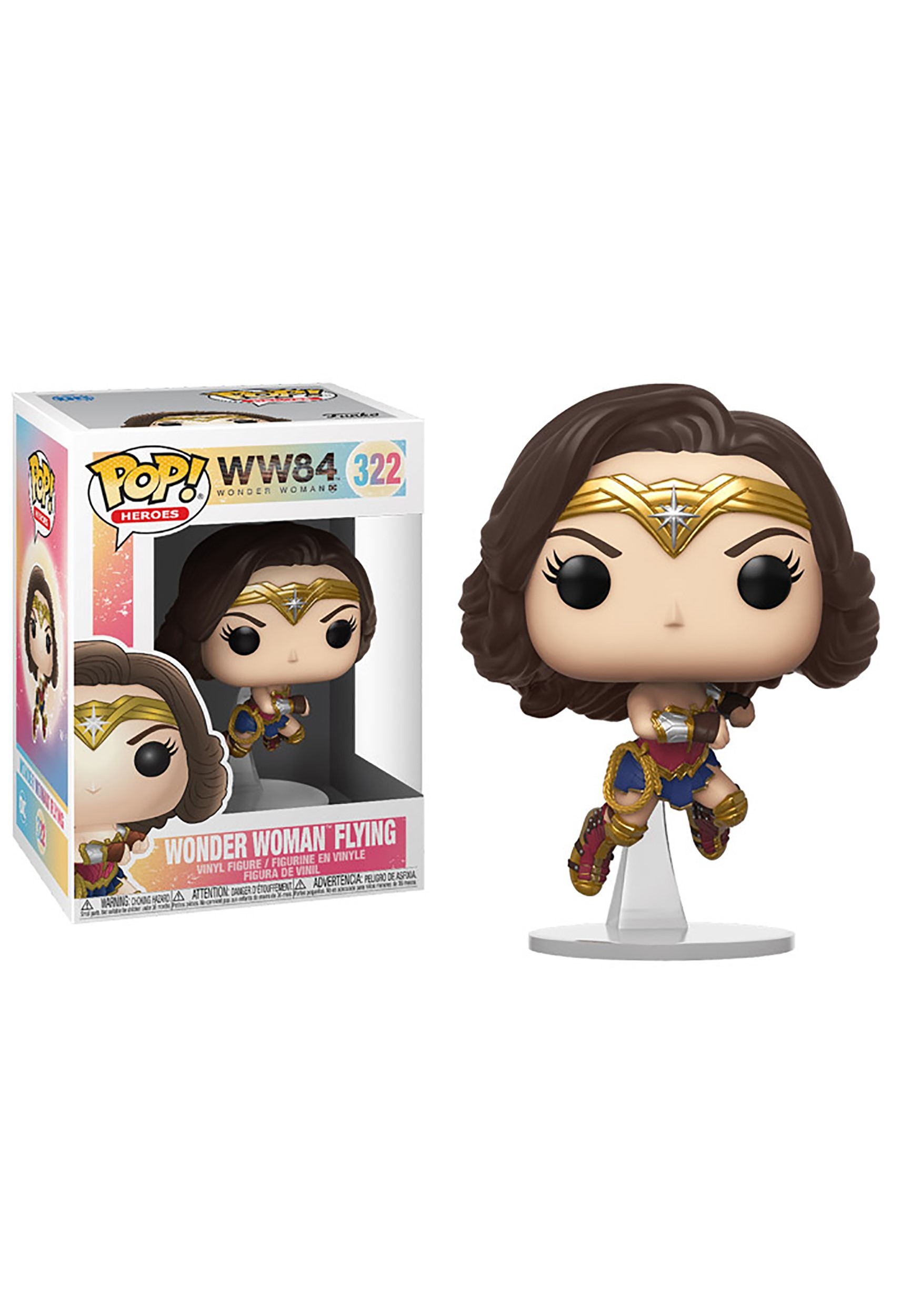 Funko Pop! Heroes: Wonder Woman 1984- Metallic Flying Wonder Woman